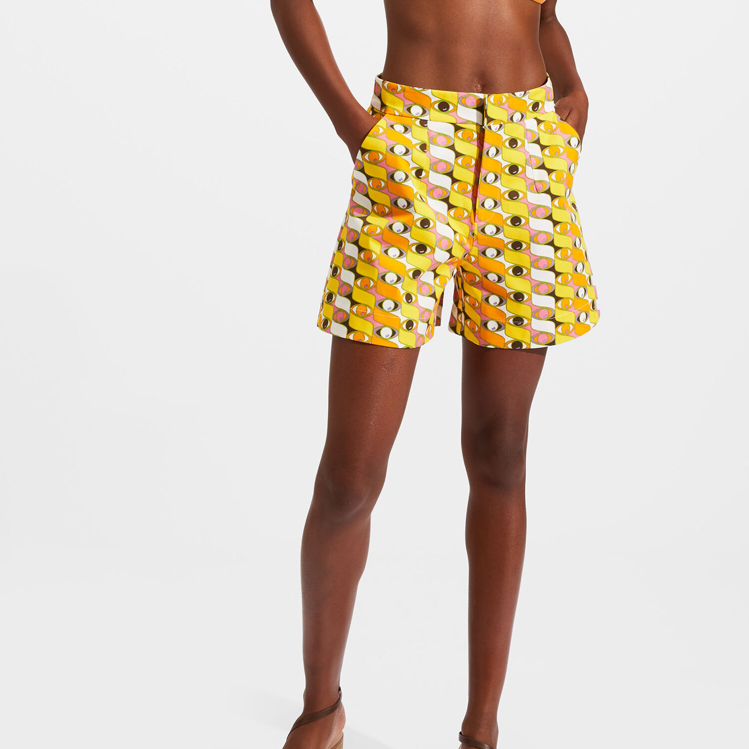 La Doublej Good Butt Shorts In Third Eye