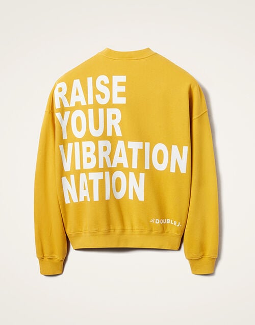 La DoubleJ Off Court Sweatshirt La DoubleJ Off Court Sweatshirt Solid Dark Yellow SWE0035JER054SOLIDYE03