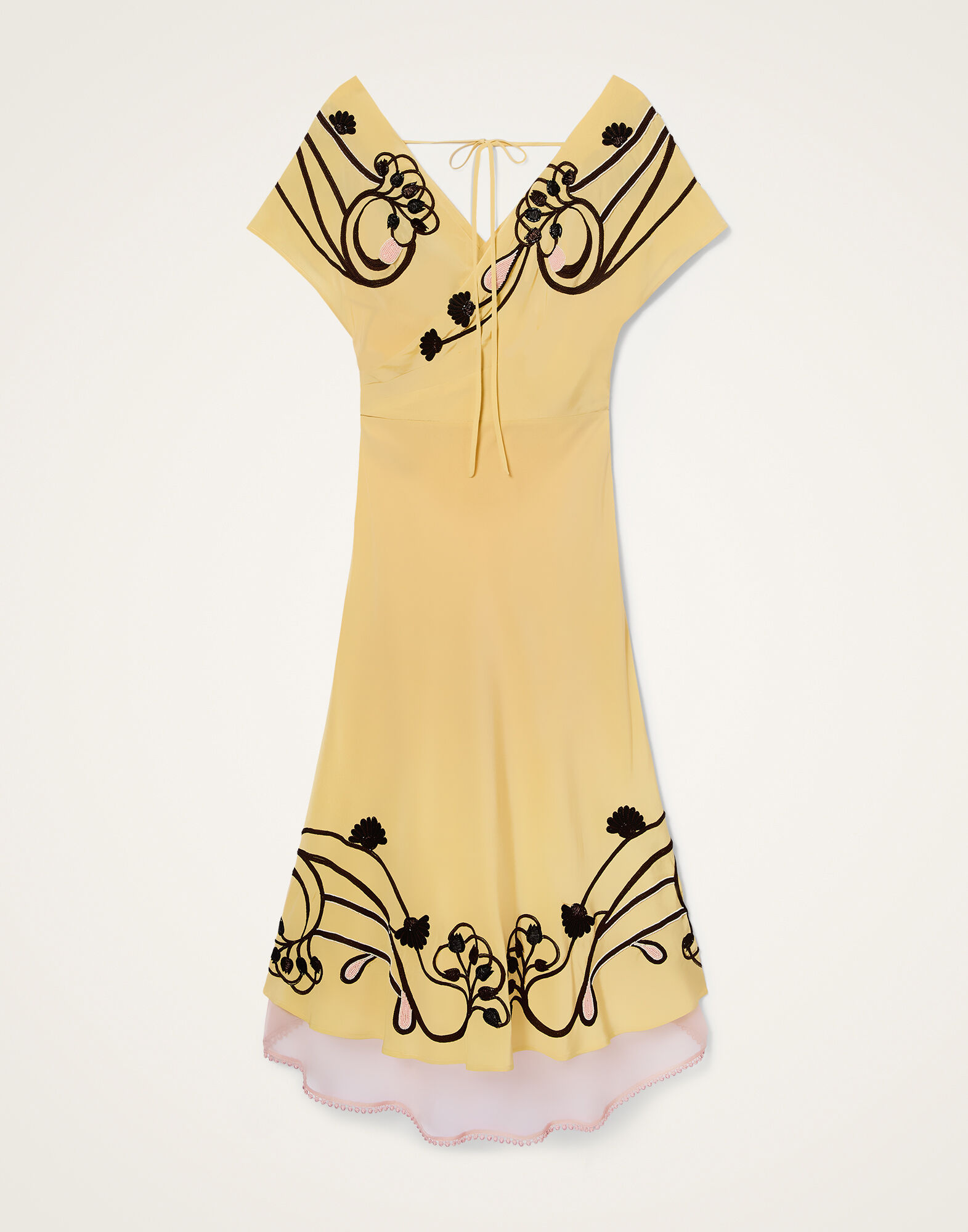 La DoubleJ Foyer Dress Solid Yellow DRE1066CRE001SOLIDYE03