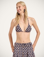 La DoubleJ Triangle Bikini Top La DoubleJ Triangle Bikini Top Pesciolini Blue SWI0003LYC001PES04BU03