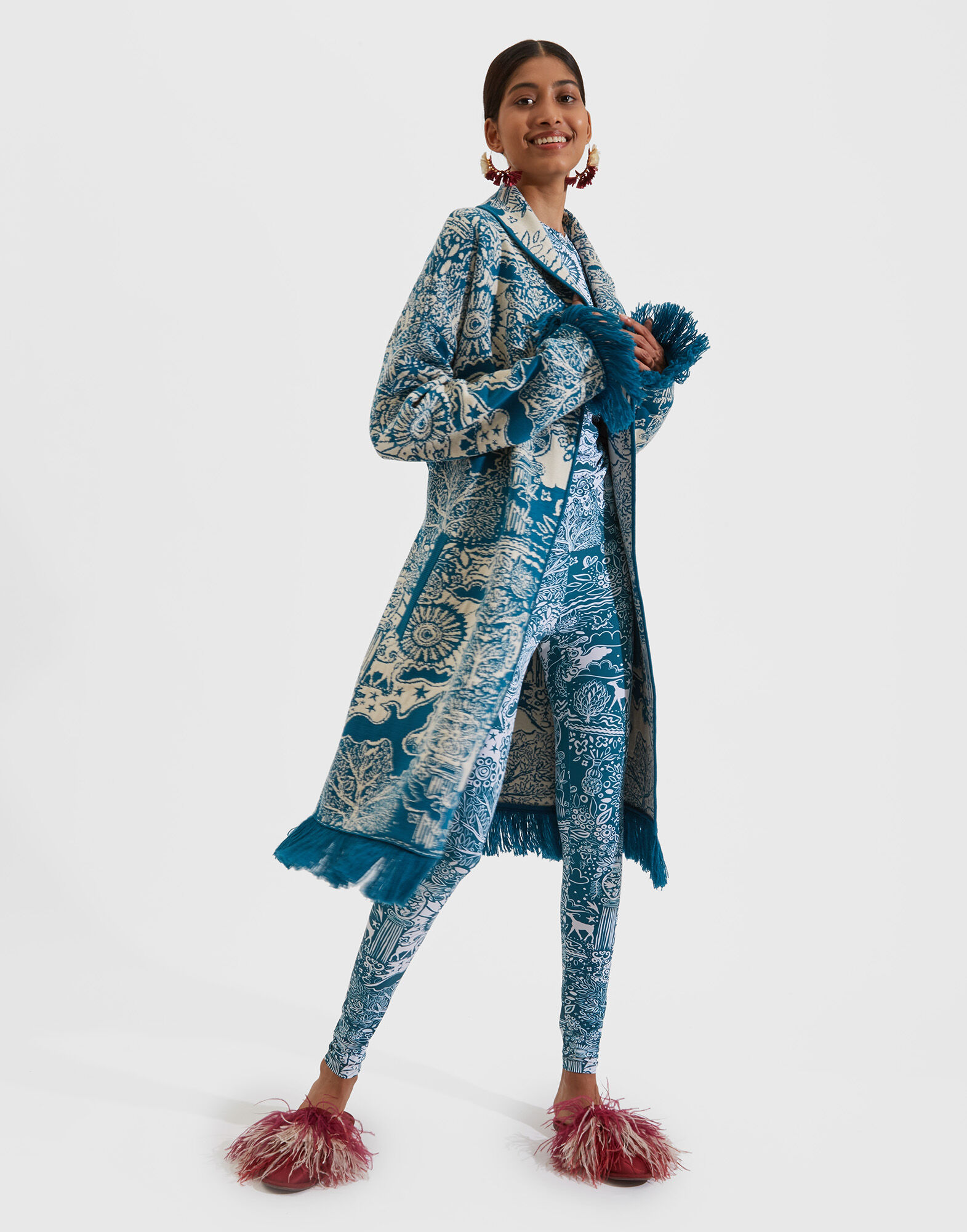 La DoubleJ Boudoir Jacket Ionic Petrolio JAC0037KNI042VAR0074