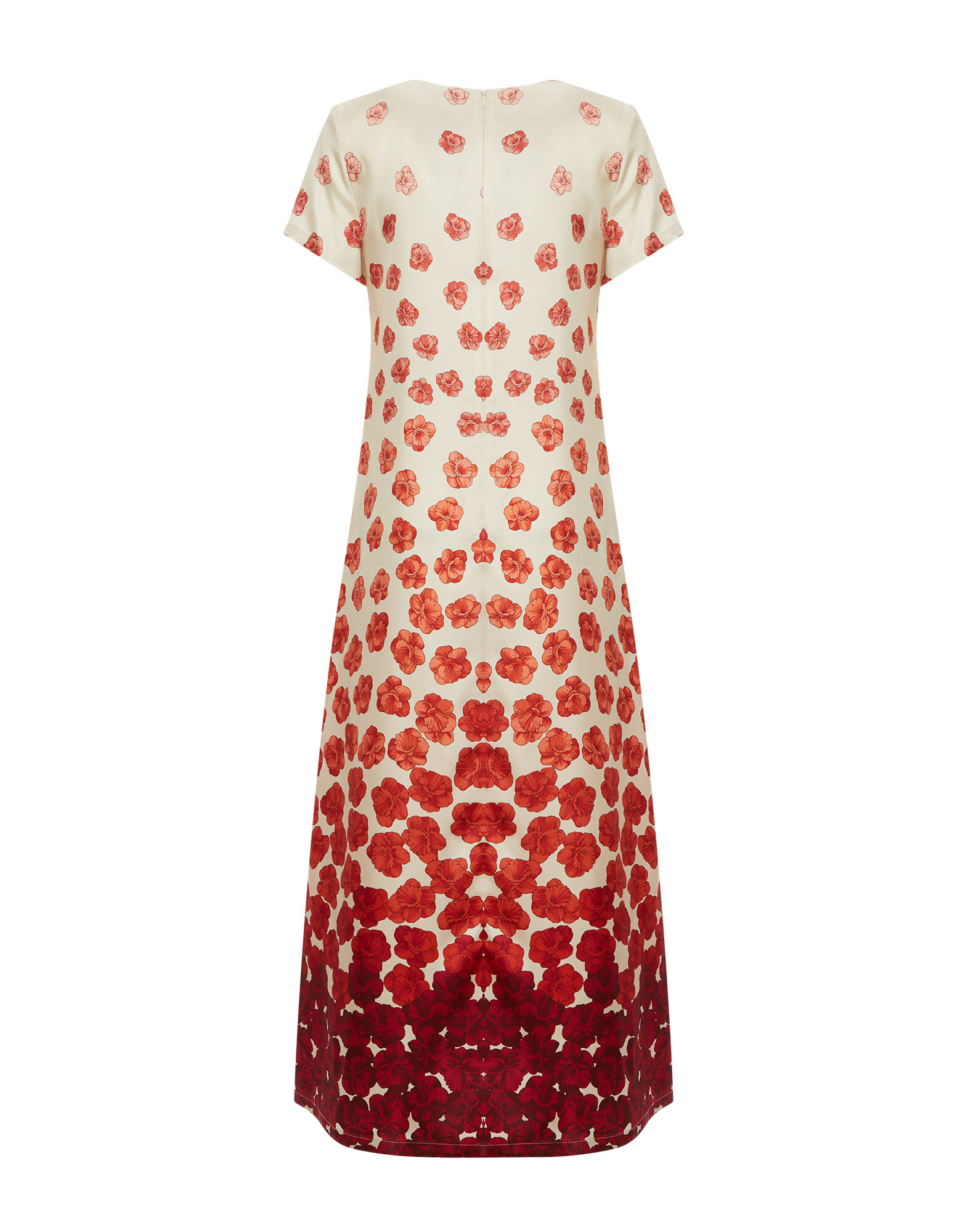 La DoubleJ Swing Dress Haze Plac&egrave;e Red DRE0001SIL001HAZ01RE01