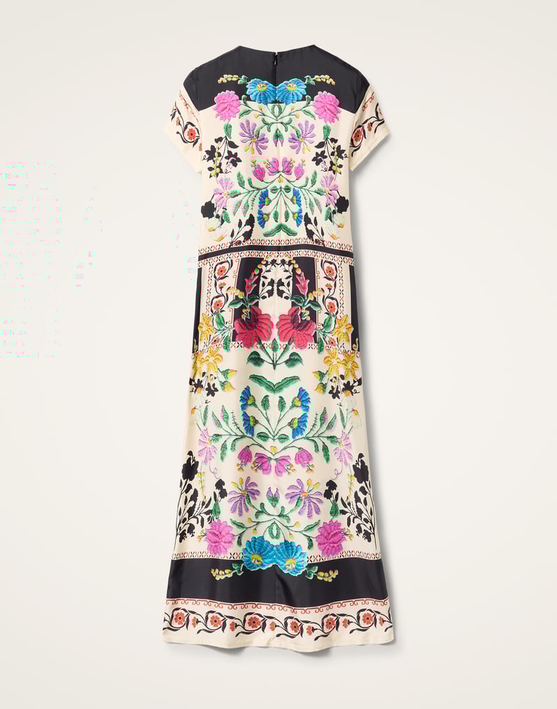 La DoubleJ Swing Dress La DoubleJ Swing Dress Plaza Placée Ivory DRE0128SIL006PLA04WH04