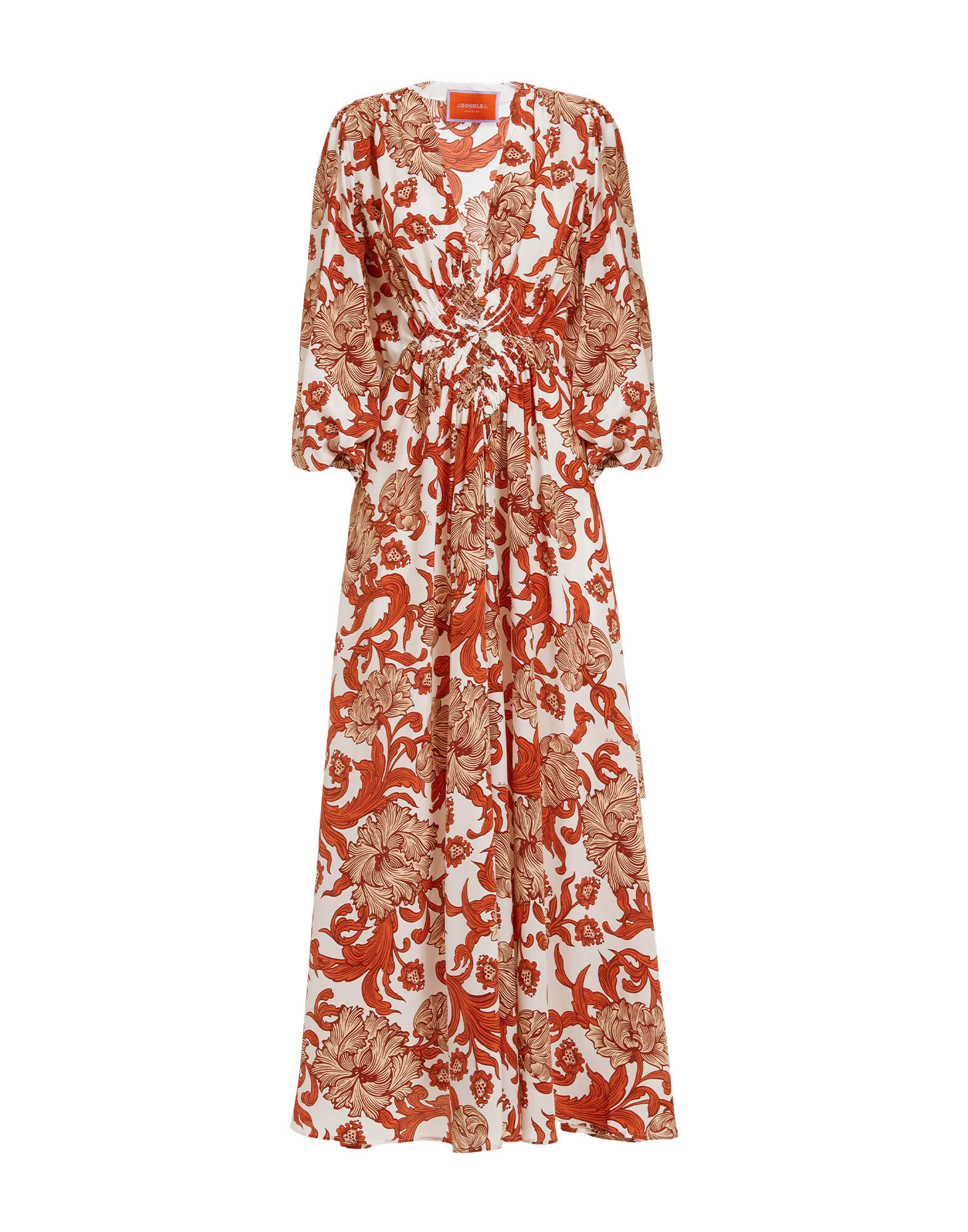 La DoubleJ Long Camerino Dress Reef White DRE0585CRE001REE01WH01