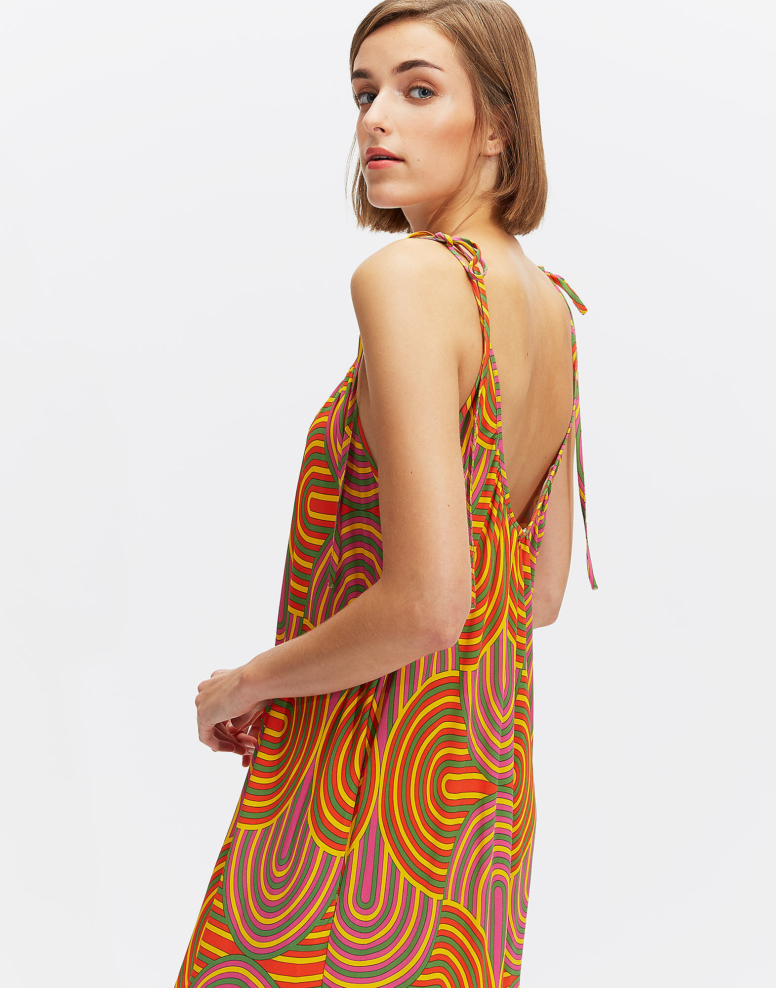 LaDoubleJ Simps Dress Slinky Giallo DRE0076JER004SLI0003