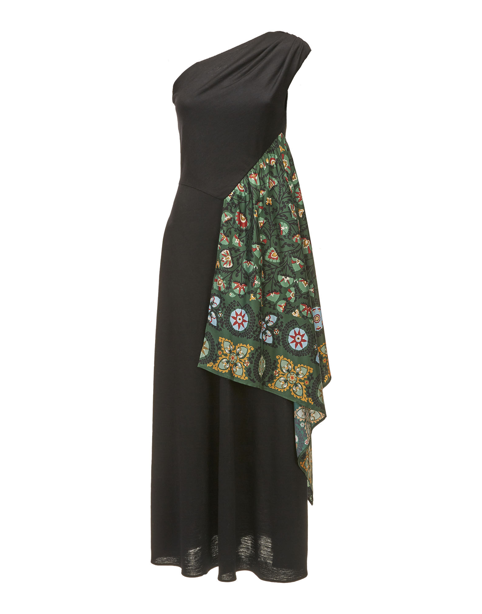 La DoubleJ Cascata Dress Solid Black DRE0285JER017BLA0001