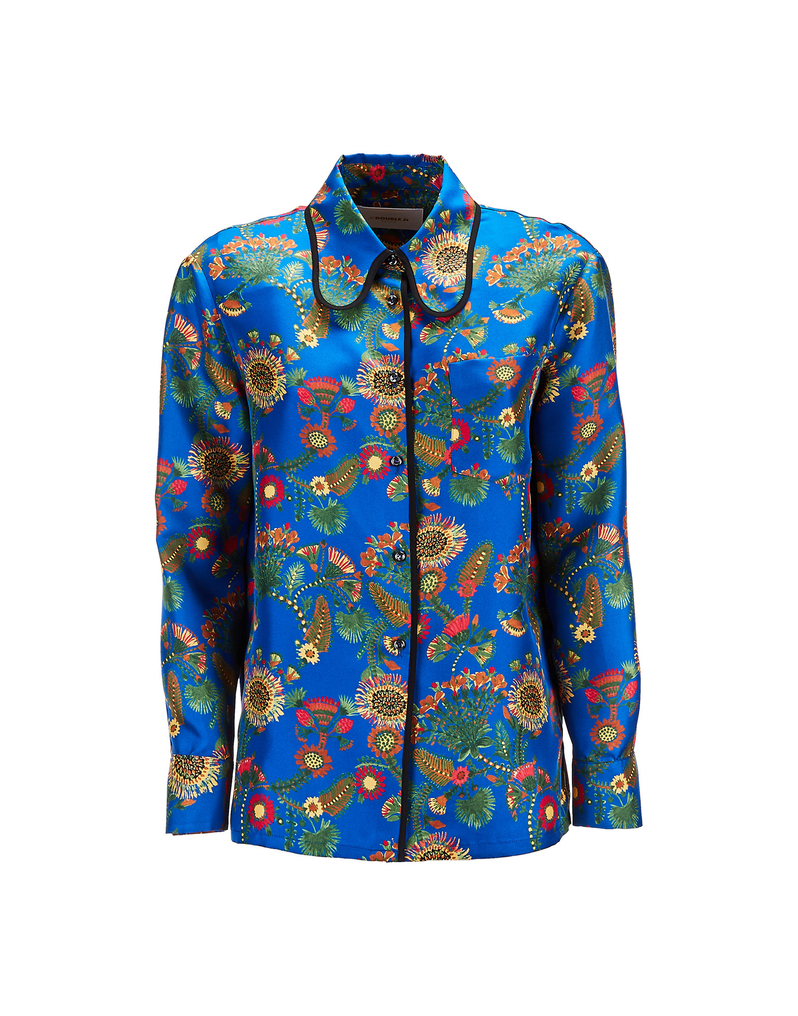 LaDoubleJ Rodeo Shirt LaDoubleJ Rodeo Shirt Thistle Blu SHI0025SIL001THI0002