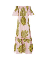 La DoubleJ Capalbio Dress La DoubleJ Capalbio Dress Big Pineapple Pink DRE0320COT039PNP01PI01