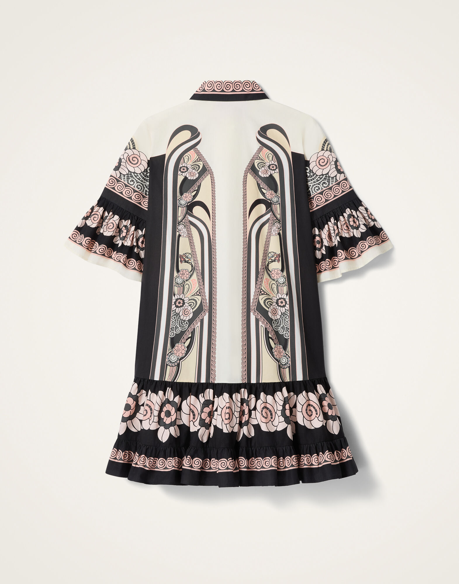 La DoubleJ Choux Dress Ambrosia Plac&eacute;e Pale Pink DRE0205COT015AMB03PI02