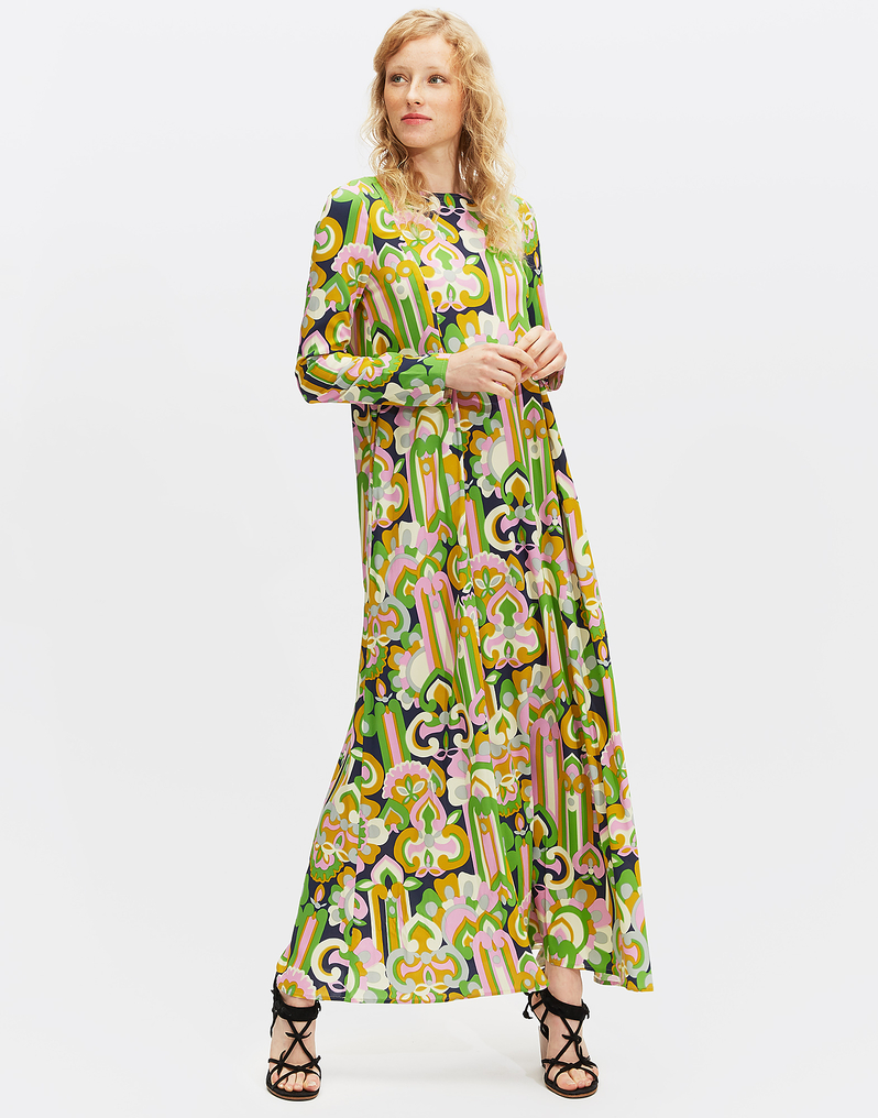 LaDoubleJ Trapezio Dress LaDoubleJ Trapezio Dress Lisboa Rosa DRE0039VIS001LIS0002
