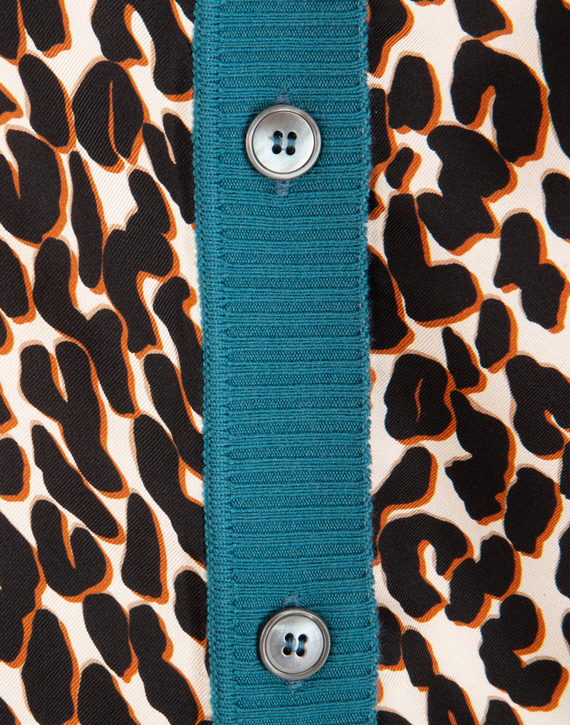 LaDoubleJ Gemini Cardigan LaDoubleJ Gemini Cardigan Leopard PUL0005KNI005LEO0001