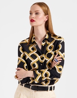 La DoubleJ Boy Shirt La DoubleJ Boy Shirt Tackle Black SHI0001SIL001TAC01BL01