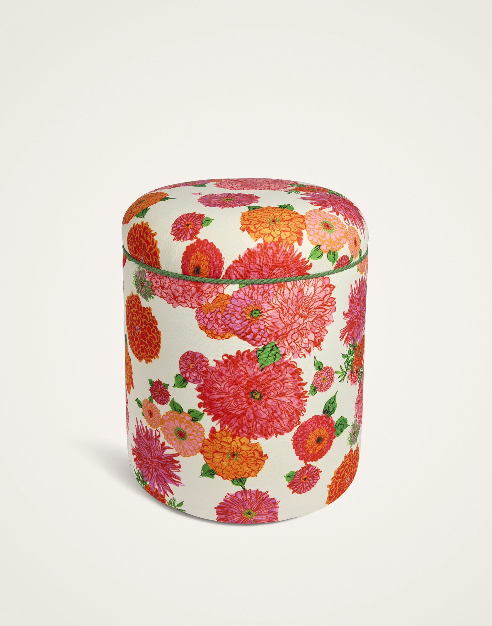 La DoubleJ Baba' Outdoor Pouf Bright Blooms Pink POU0003POL020BRB03PI01