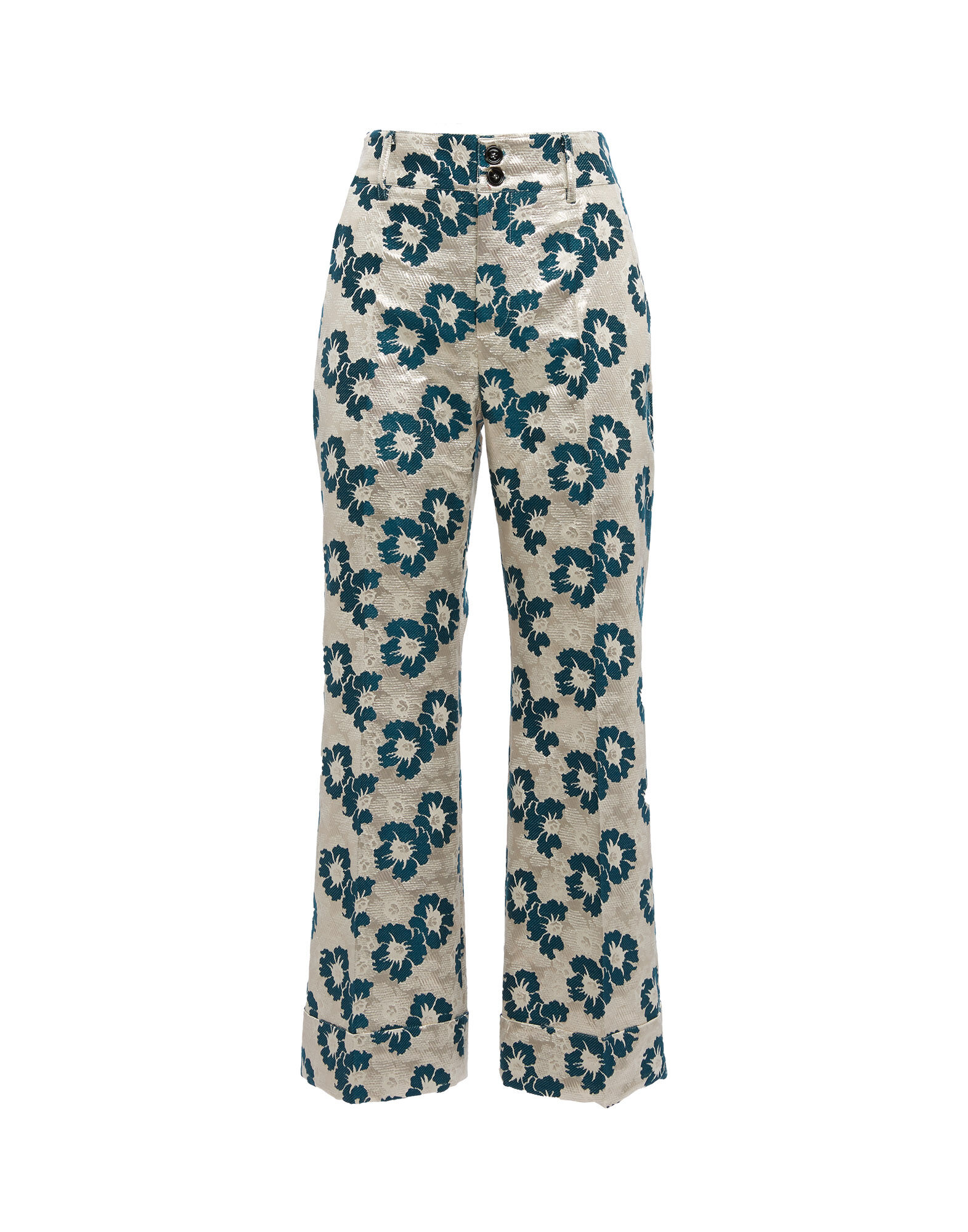 La DoubleJ Hendrix Pants Pansy Party Jacquard TRO0014JAC027PAN0003