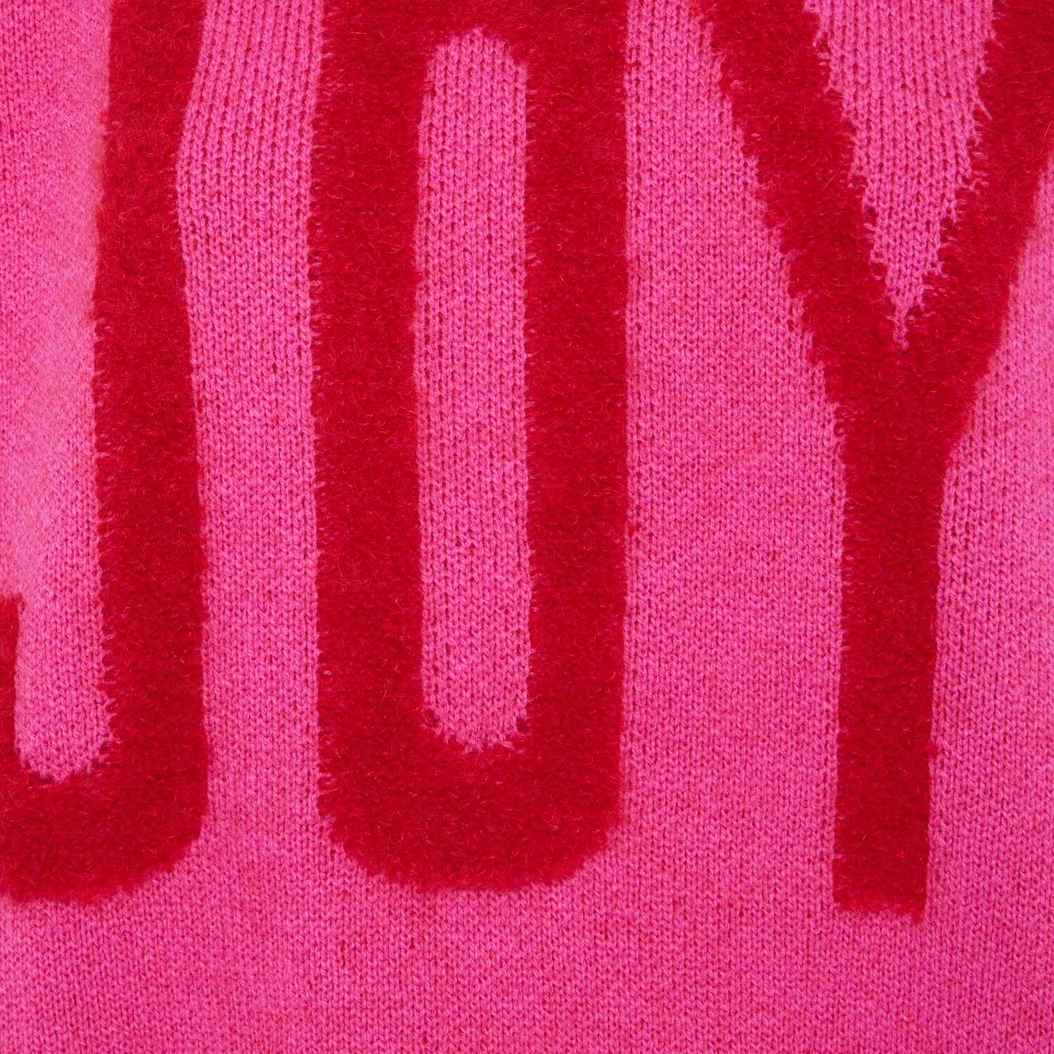 La Doublej Joy Sweater In Color Block Pink & Red