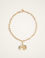 La DoubleJ Aura Charm La DoubleJ Aura Charm 24K Gold Plate CHM0020BRA003SOLIDYE05