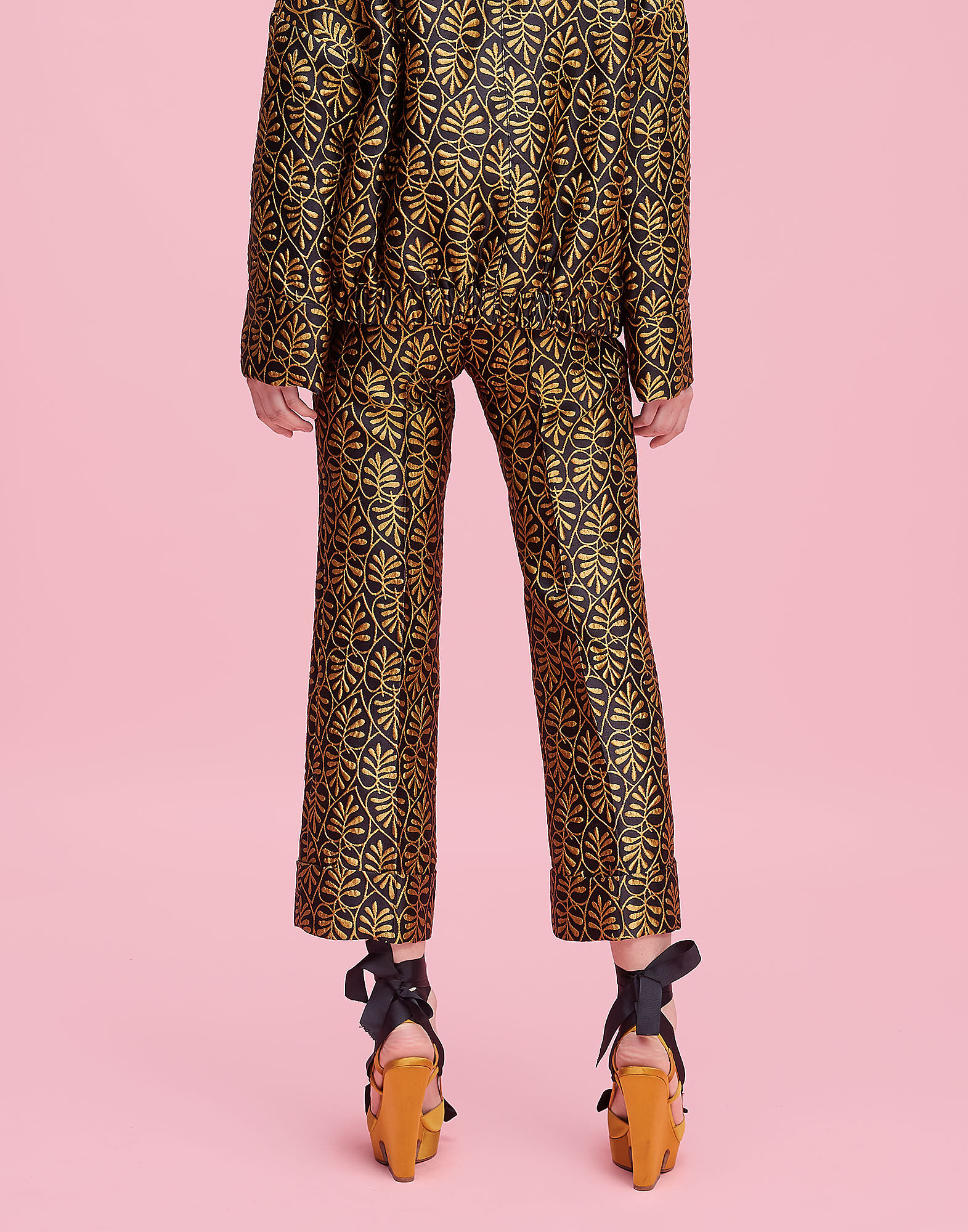 LaDoubleJ Foglie Hendrix Trousers Foglie TRO0007JAC002FOG0001