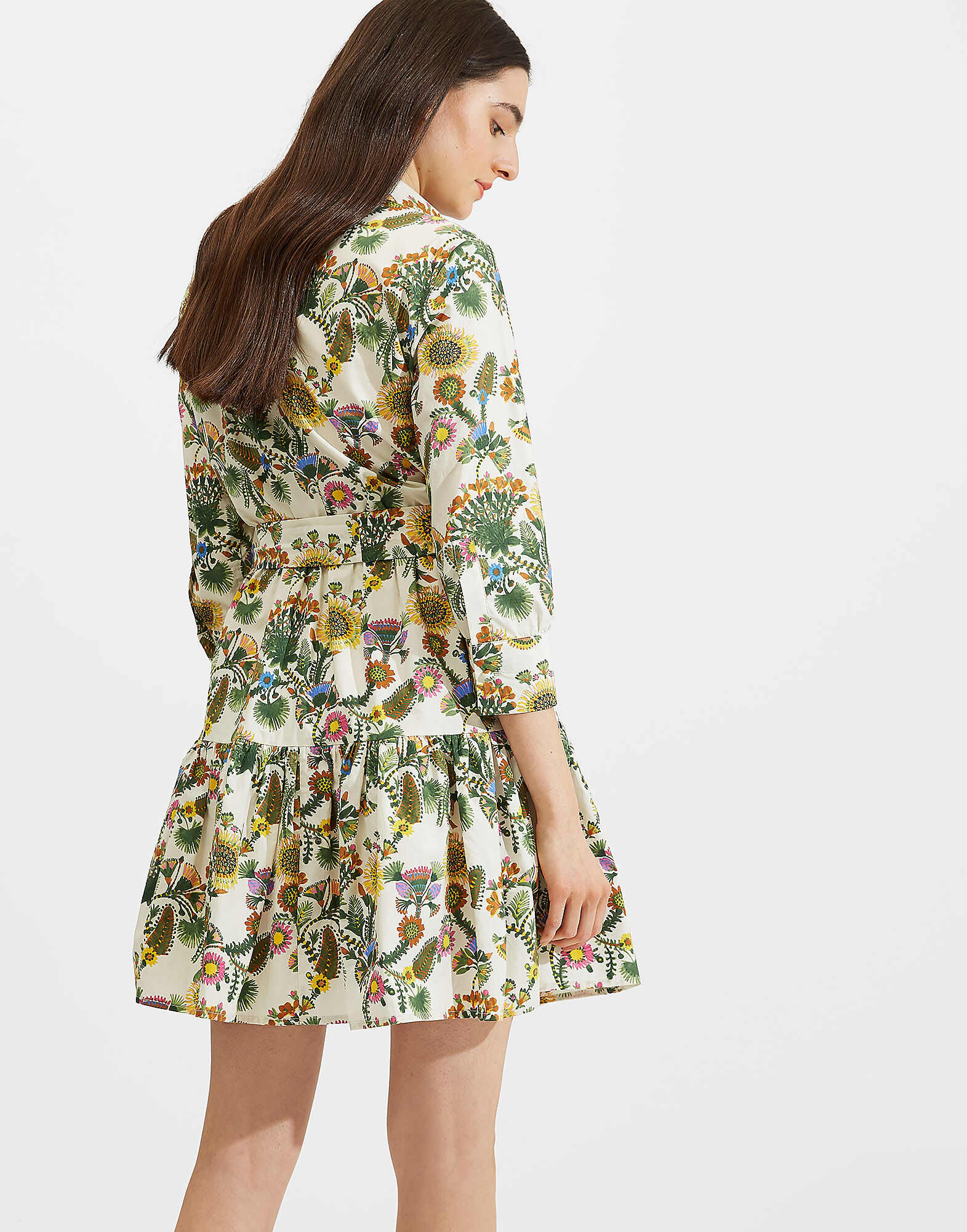 LaDoubleJ Short Bellini Dress Thistle DRE0121COT001THI0001