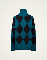 La DoubleJ Argyle Sweater La DoubleJ Argyle Sweater Green / Black PUL0091KNI064VAR0165