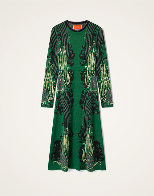 La DoubleJ Bee Dress Atlantis Green DRE1006KNI187VA437GR02