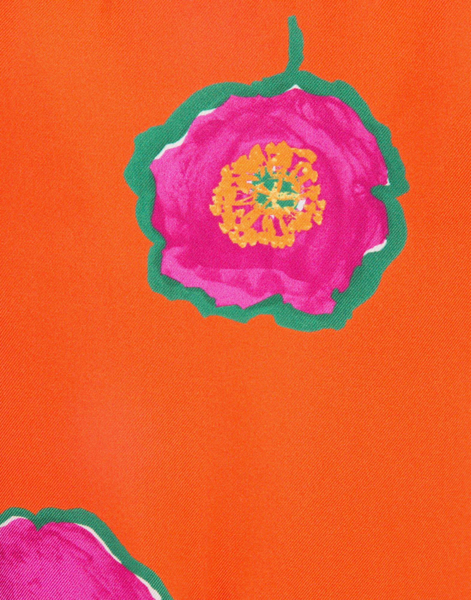 LaDoubleJ Pellicano Dinner Dress Papaveri Arancio DRE0034SIL001PAP0002