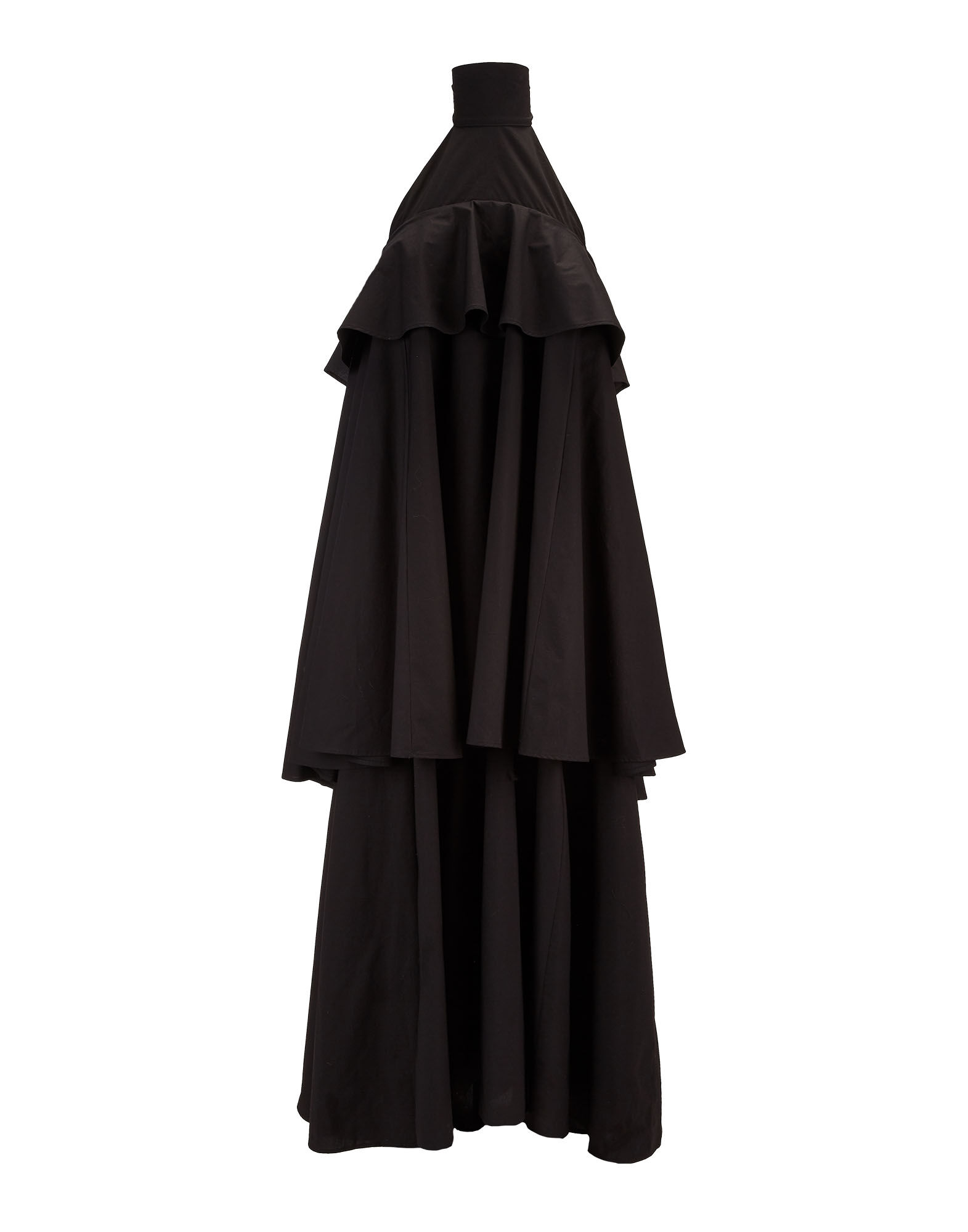 LaDoubleJ Long Bonbon Dress Solid Black DRE0123COT001BLA0001