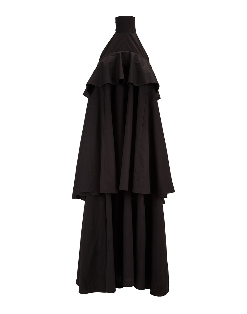 LaDoubleJ Long Bonbon Dress LaDoubleJ Long Bonbon Dress Solid Black DRE0123COT001BLA0001