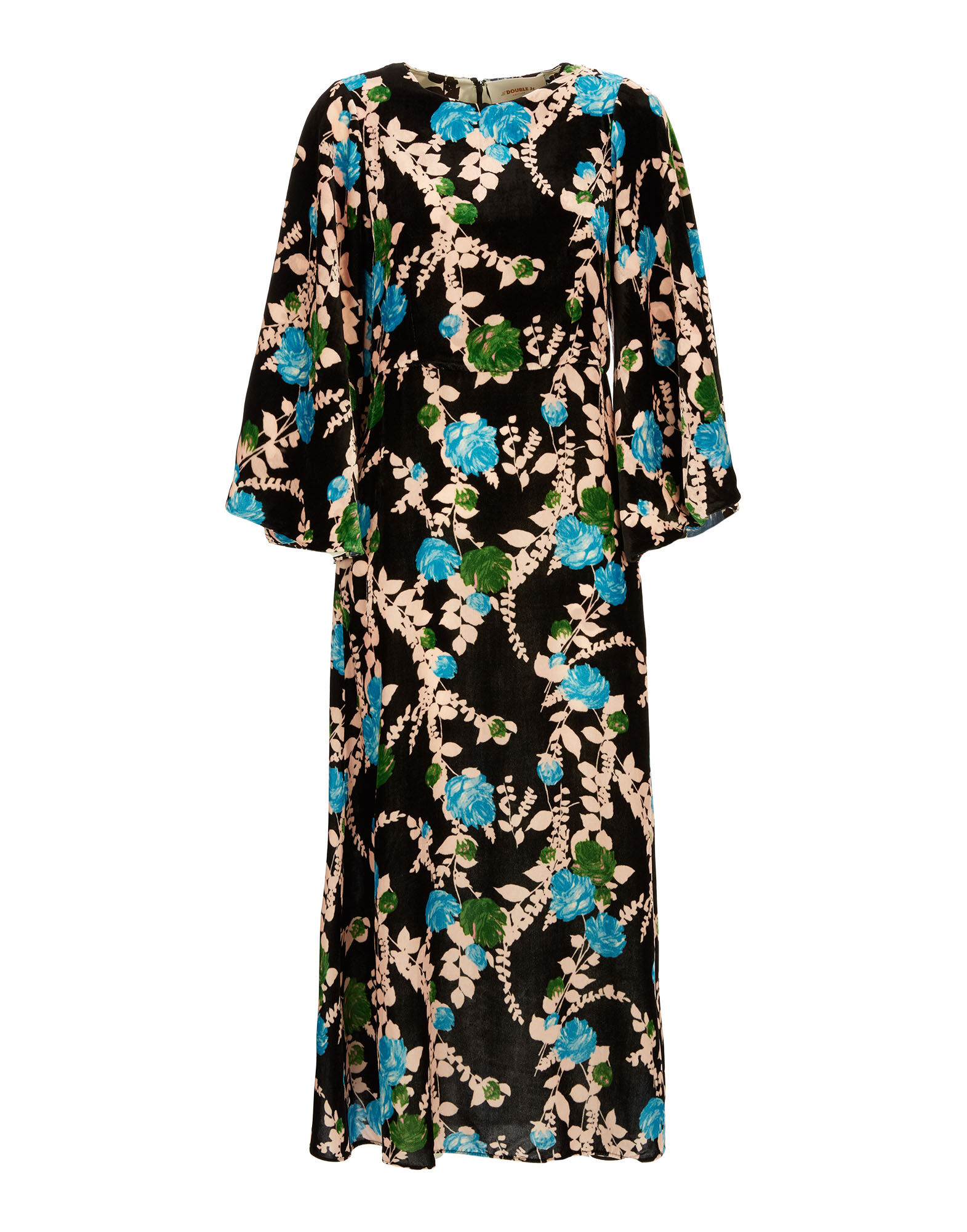 LaDoubleJ Sorella Dress Winter Rose Nero DRE0179VEL004WTR0003