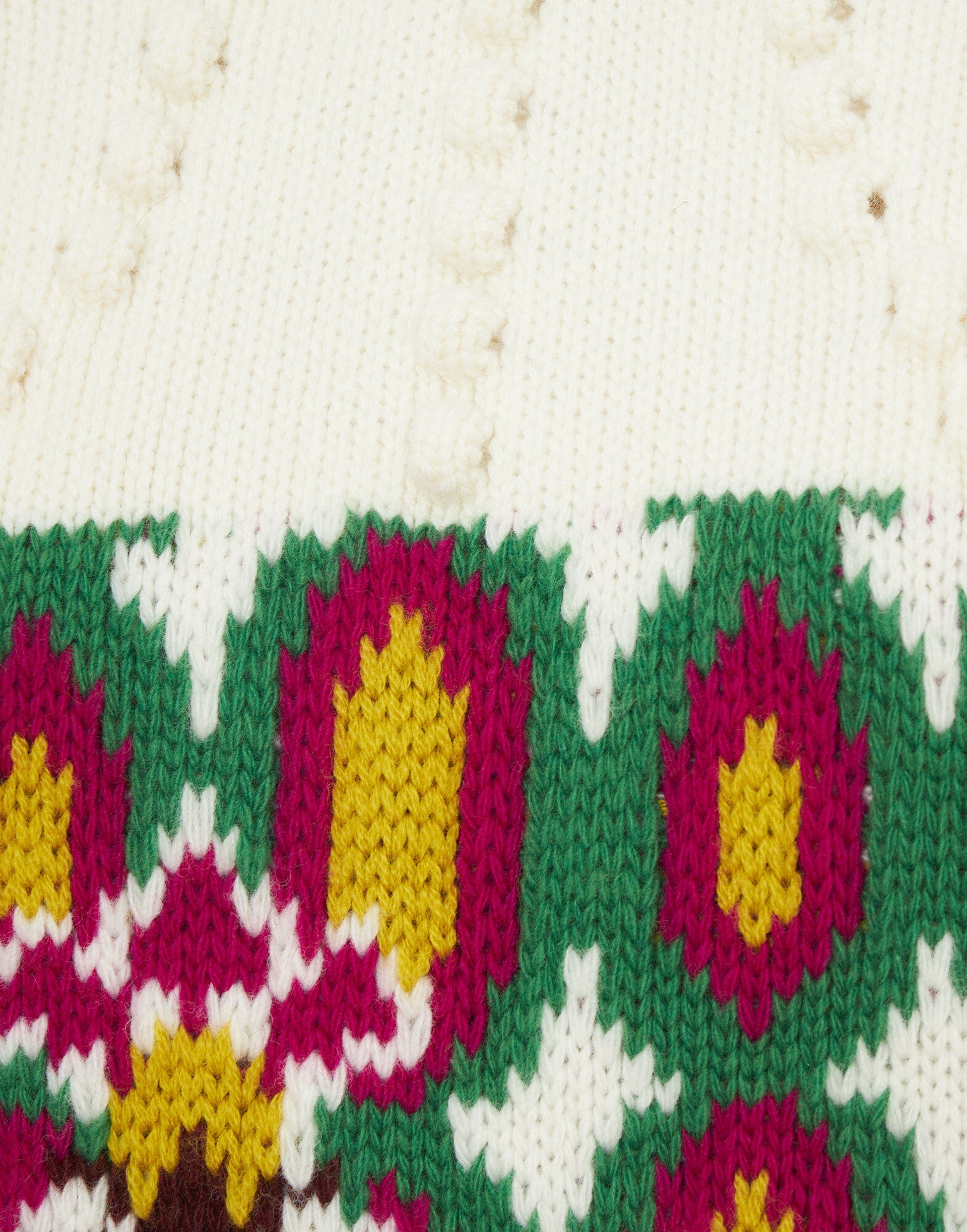 La DoubleJ Ski Lift Sweater Arcturus Plac&eacute;e White PUL0187KNI103VA223WH01