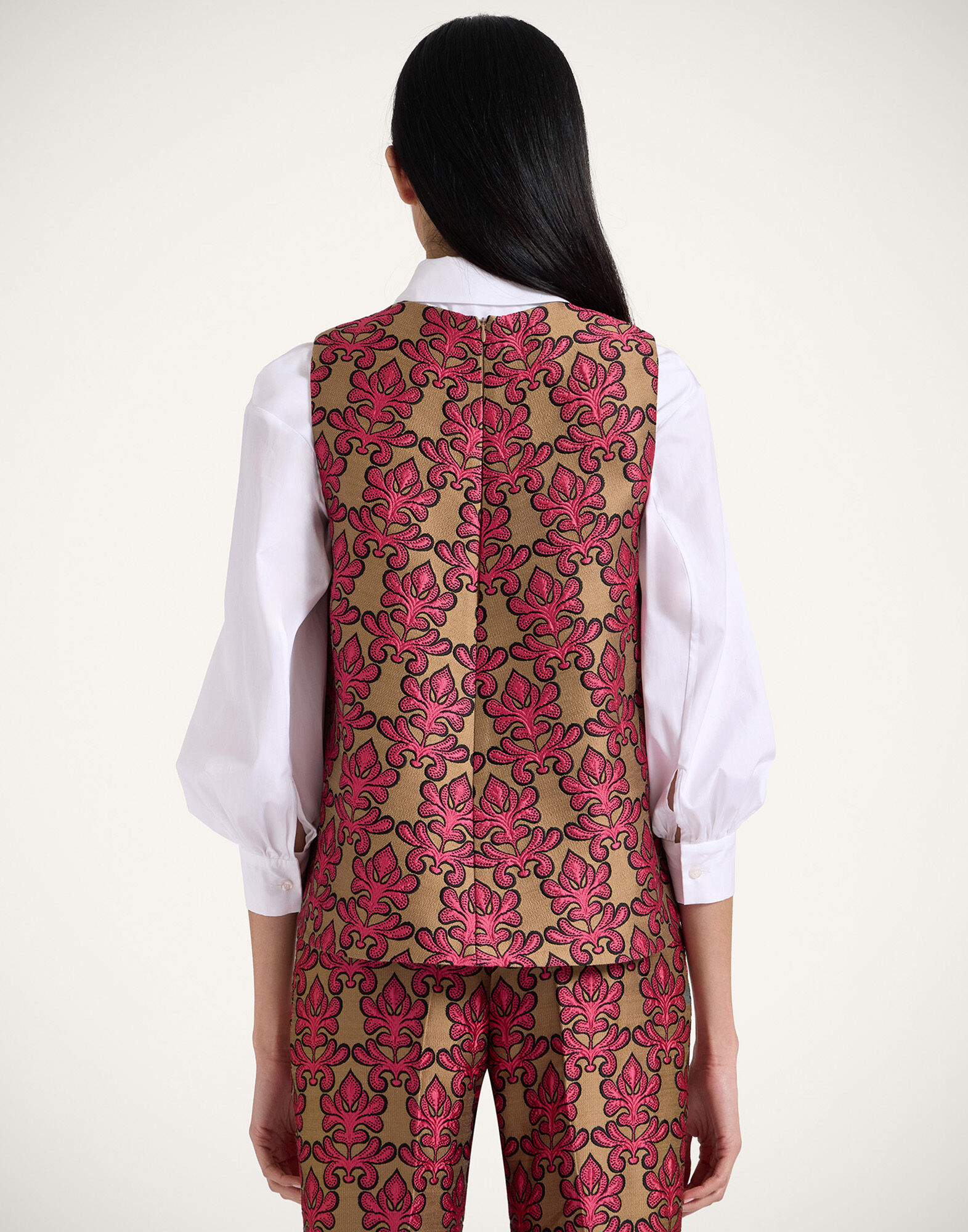 トゥララトップス Satin Caftan Top in Cream Cream | LAPOINTE