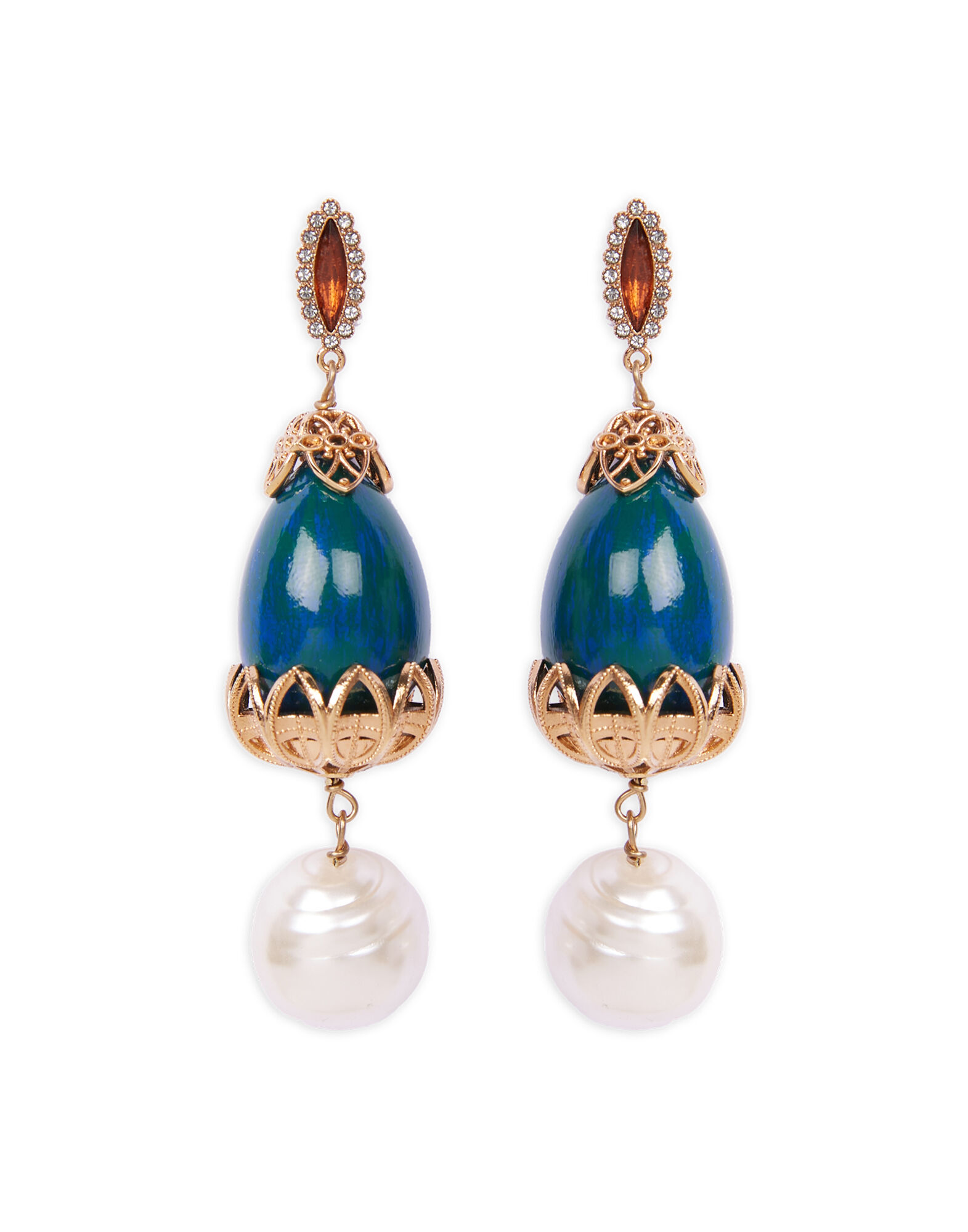 LaDoubleJ Medici Earrings Solid Acquamarine EAR0006BRA001TUR0002