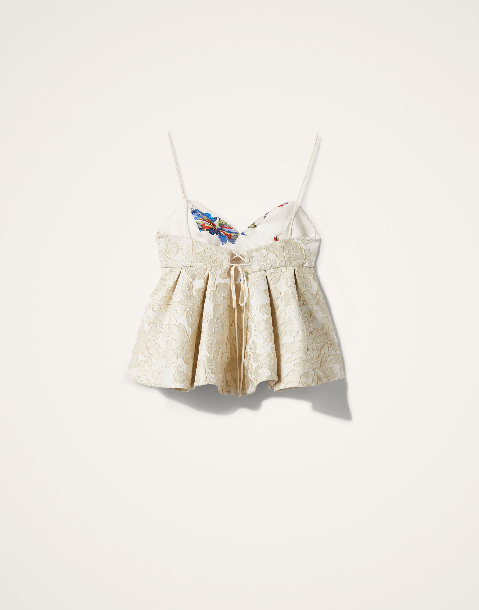 La DoubleJ Satine Top Peony Ivory TOP0158JCQ111PEO04WH04