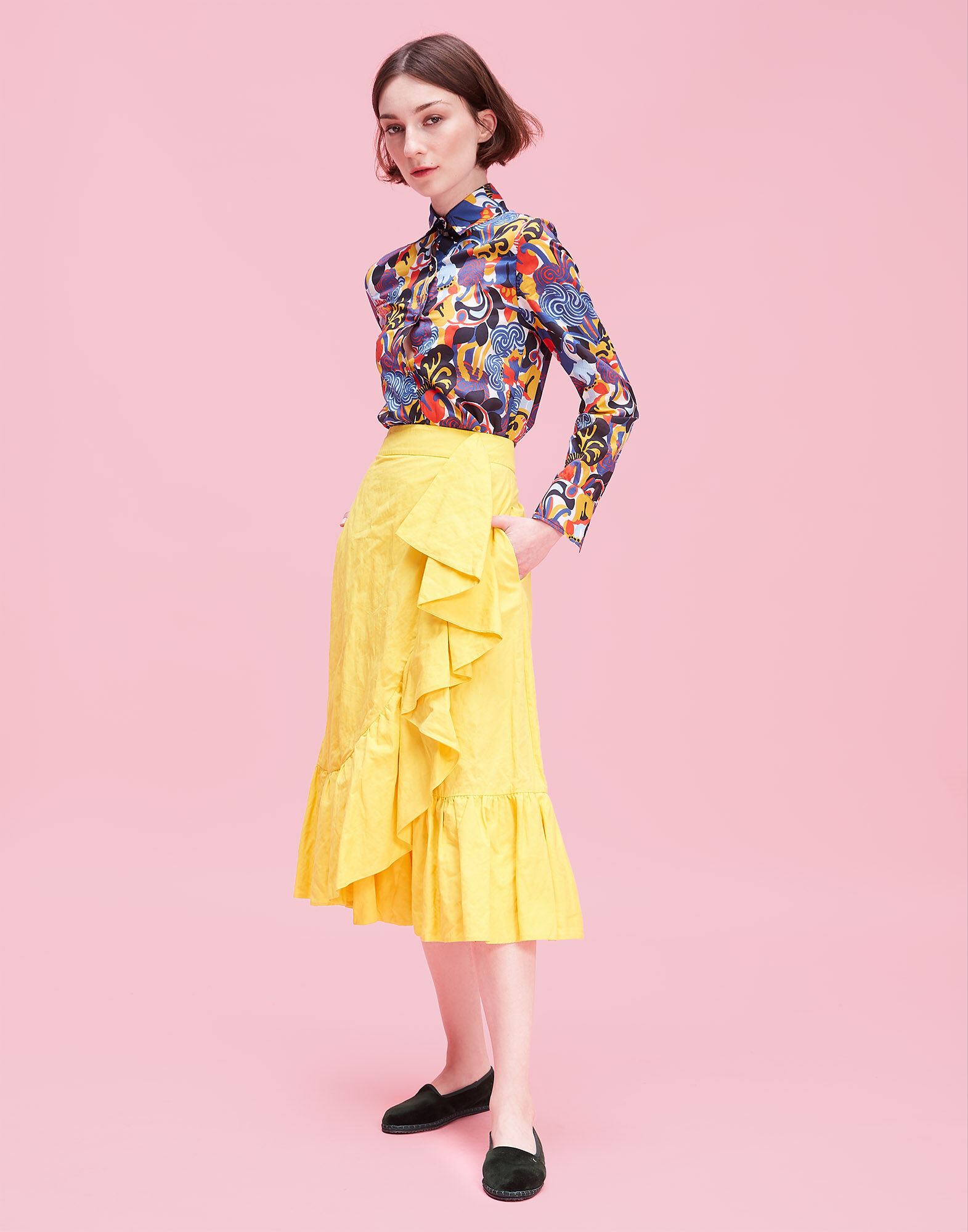 LaDoubleJ Voile Shirt Zoo SHI0007COT003ZOO0001