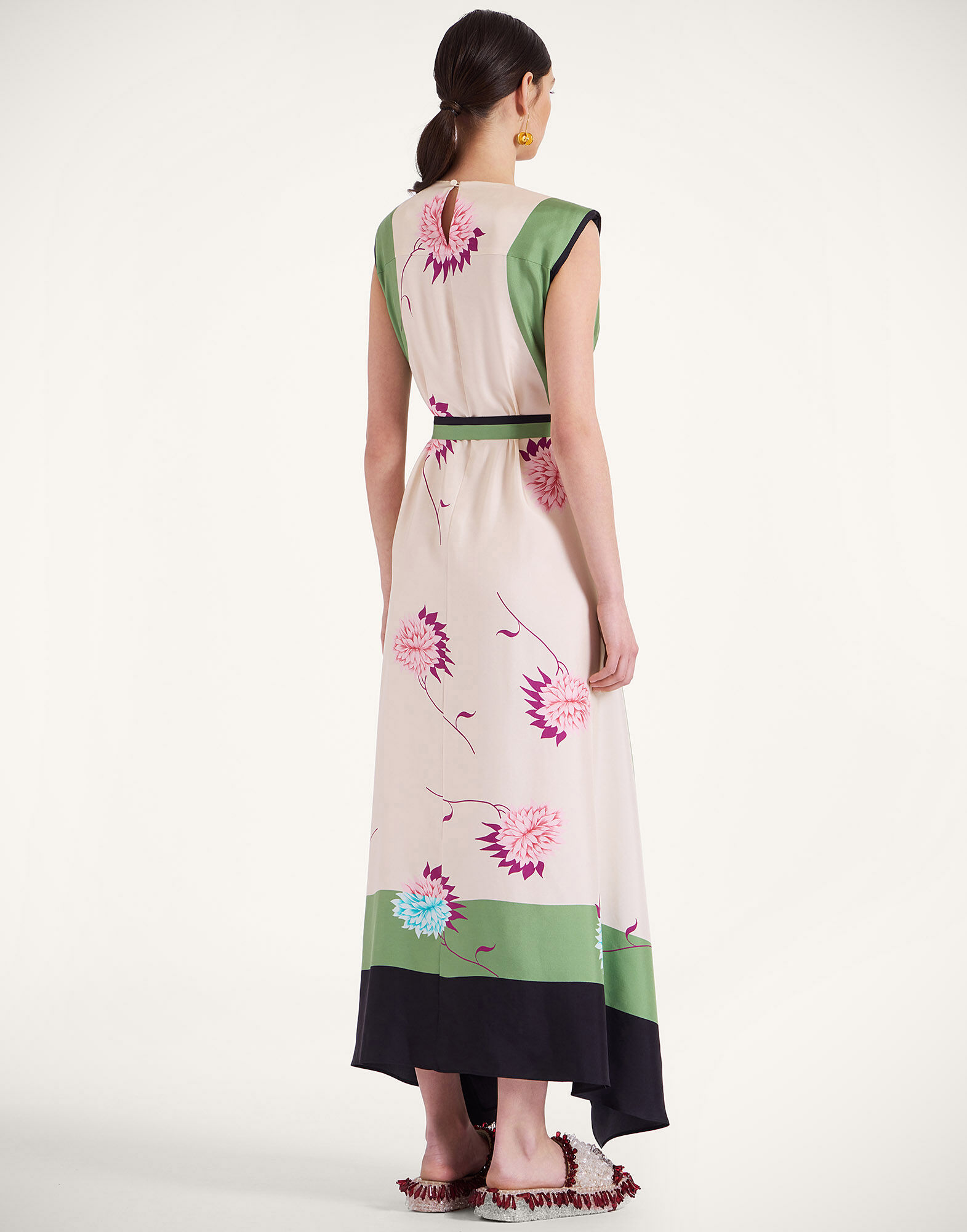 La DoubleJ San Carlo Dress Derby Plac&eacute;e Multicolor DRE0495SIL017DER03MU01