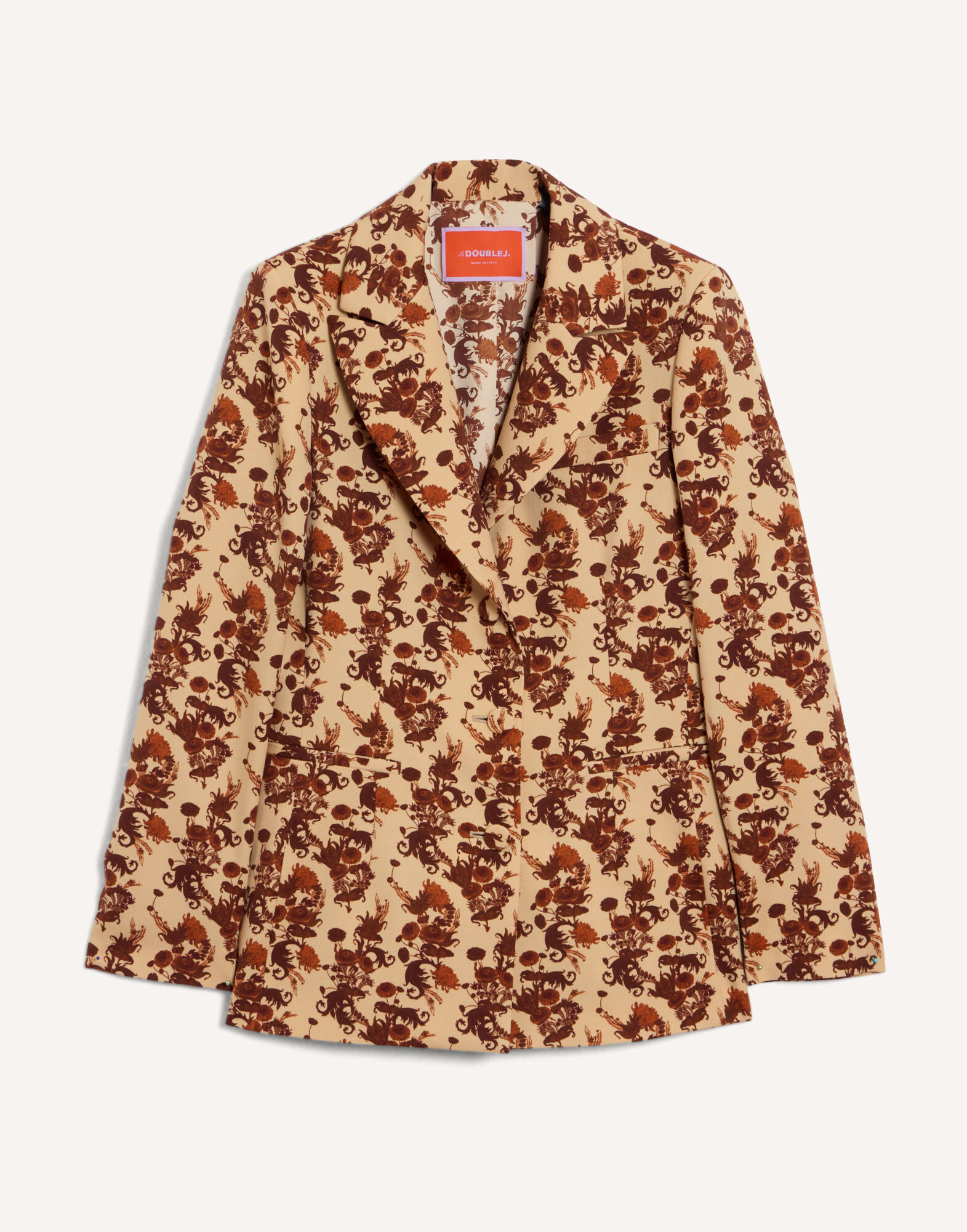 La DoubleJ 24/7 Jacket Bis Coven Micro Buttercream JAC0063WOL037COV02WH09