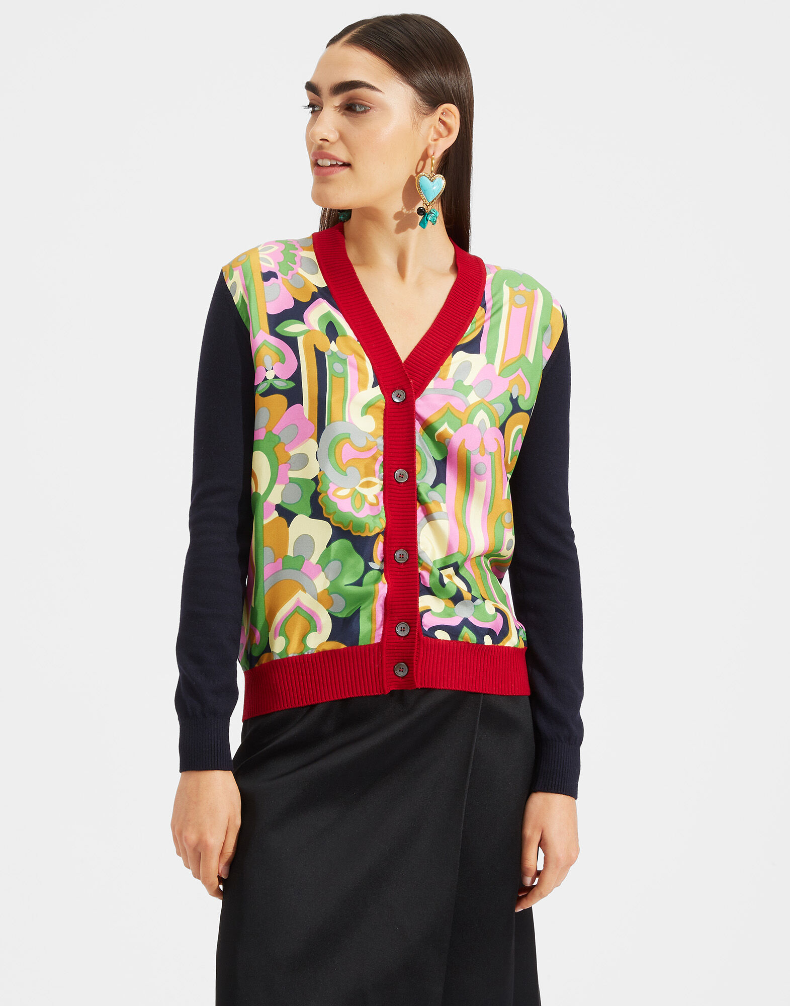 LaDoubleJ Gemini Cardigan Lisboa Rosa PUL0005KNI005LIS0002