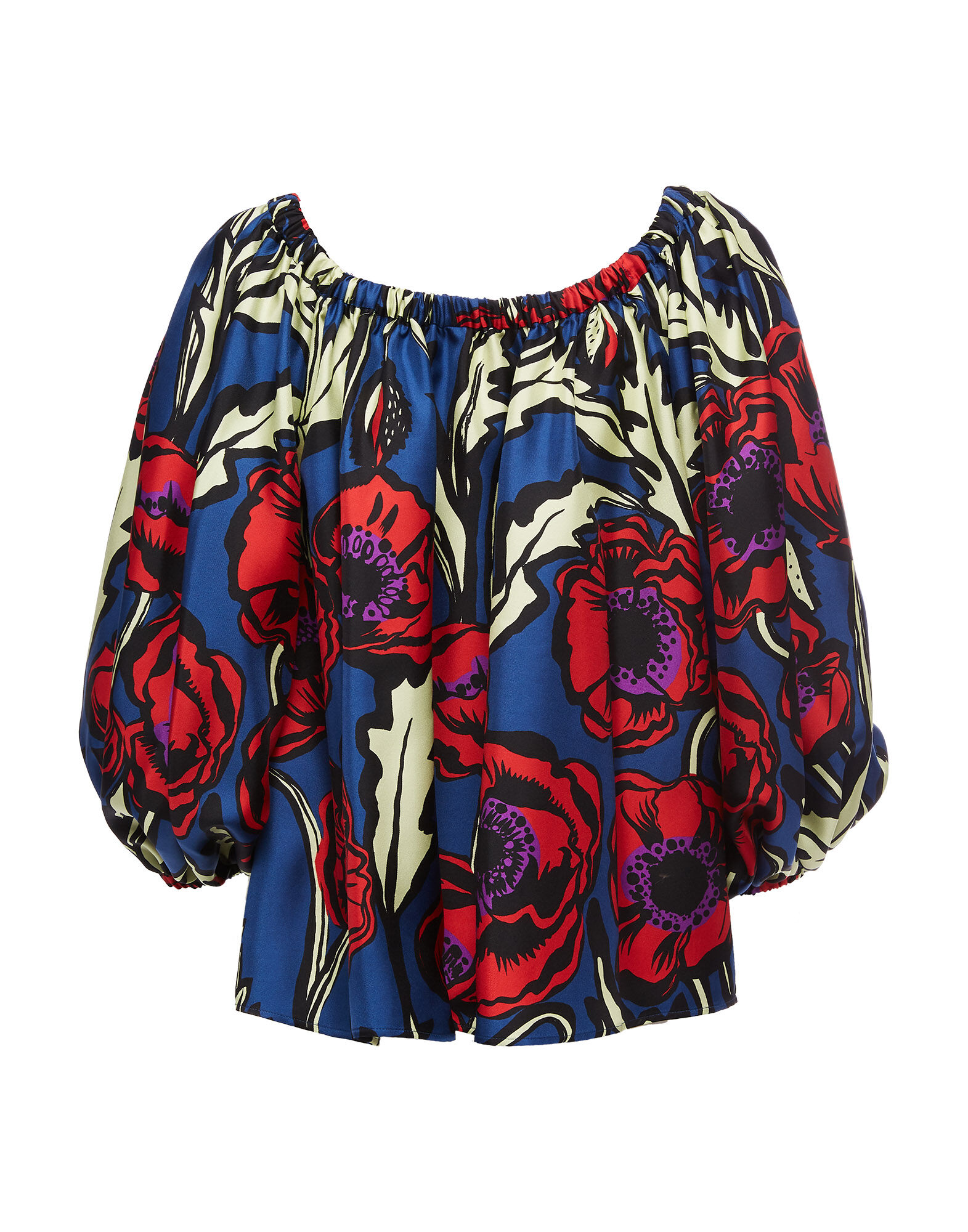 LaDoubleJ Paloma Shirt Big Blooms SHI0043SIL001PFI0001