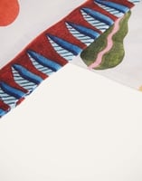 La DoubleJ Large Tablecloth La DoubleJ Large Tablecloth White Turning Tulips TBC0003LIN001HLE0024