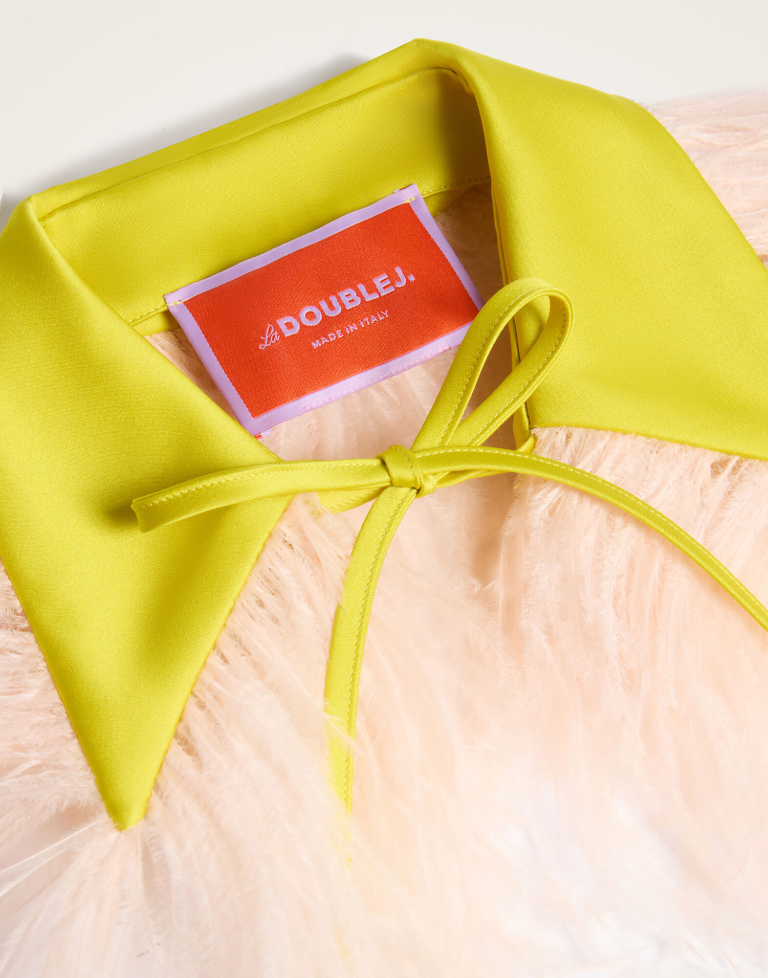 La DoubleJ La Scala Collar Solid Yellow SCA0101SIL027SOLIDYE03