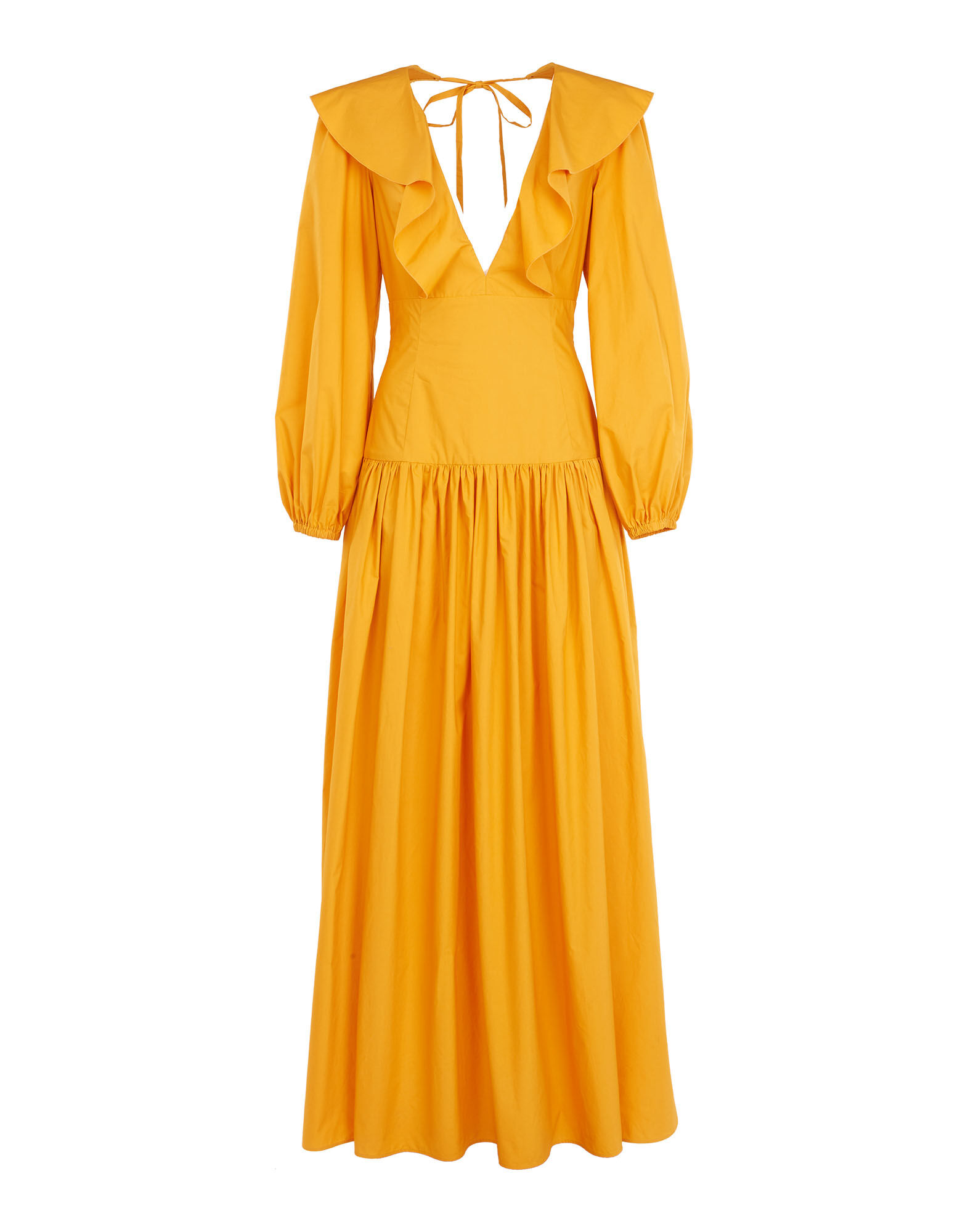 La DoubleJ Abito Della Vita Dress Solid Yellow DRE0343COT001MAR0003