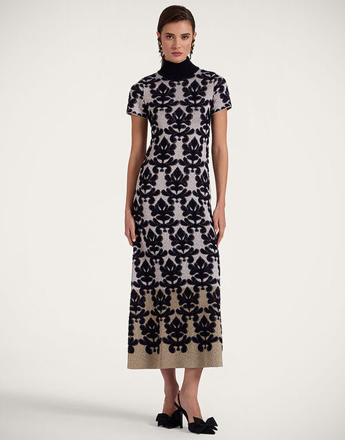 La DoubleJ Herald Long Dress Herald Silver DRE0822KNI133VA309GY04