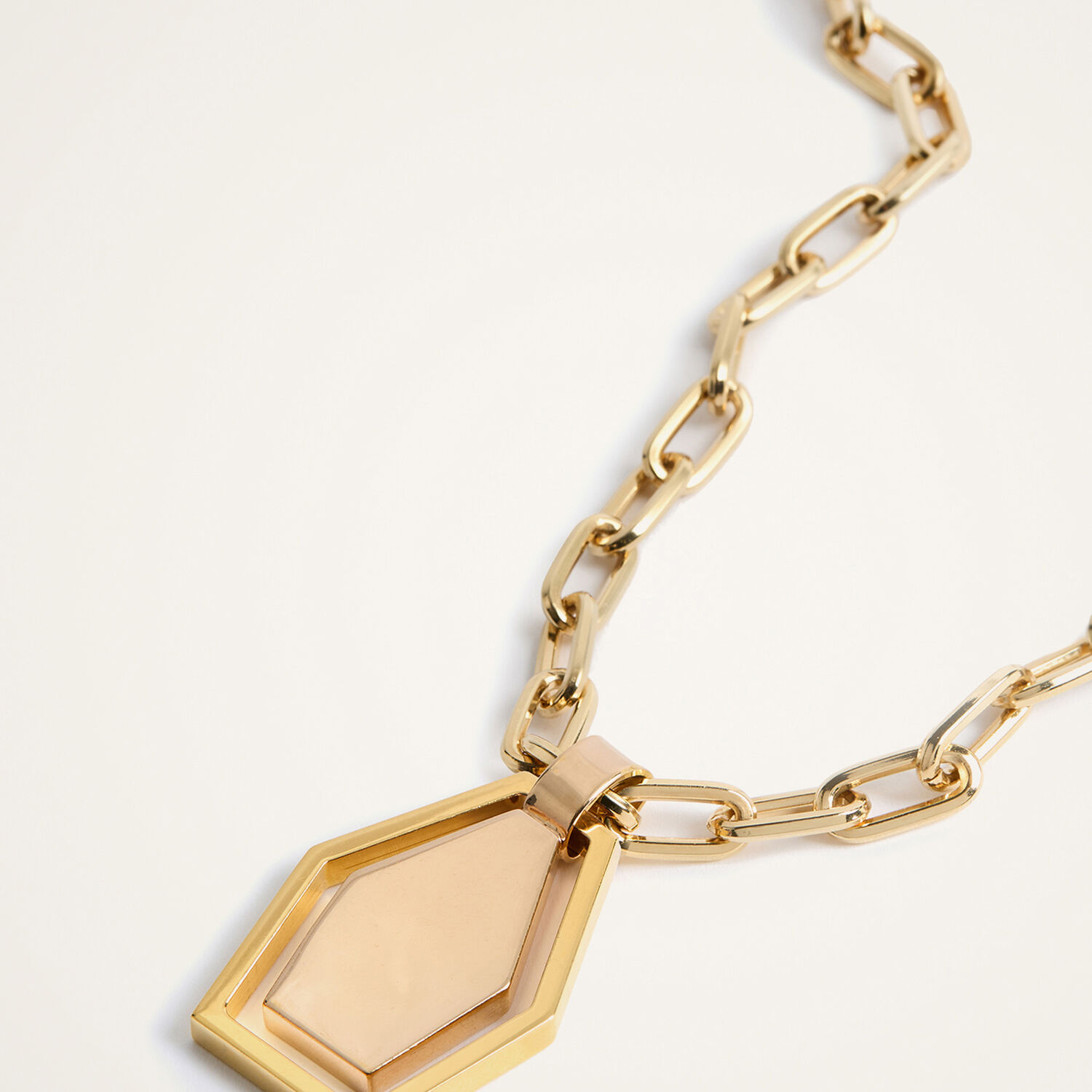 La Doublej Swinging Portal Necklace In Gold
