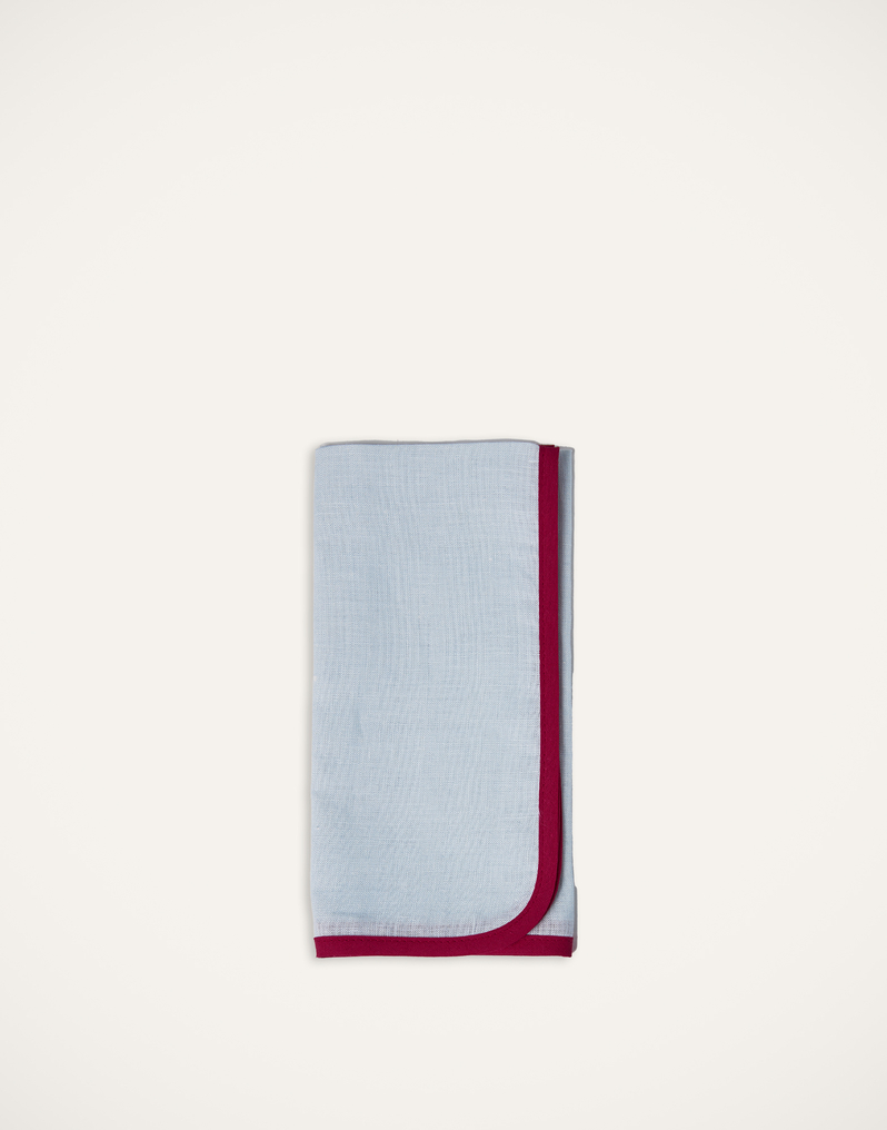 La DoubleJ Large Napkins Set Of 2 La DoubleJ Large Napkins Set Of 2 Rainbow Celeste NAP0010LIN006RAI0022