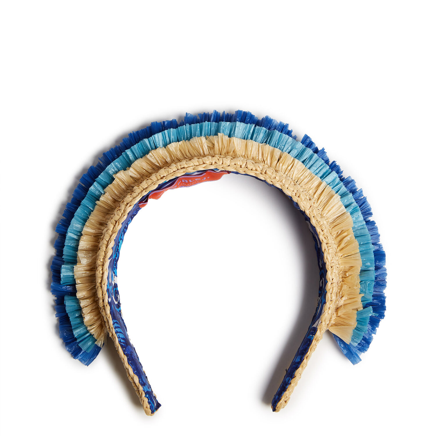 La Doublej Halo Headband In Solid Light Beige