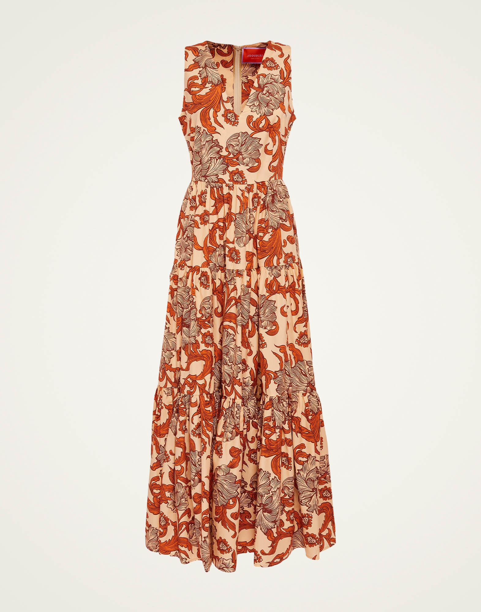 Sleeveless Big Dress V-Neck in Reef Pale Pink for Women | La