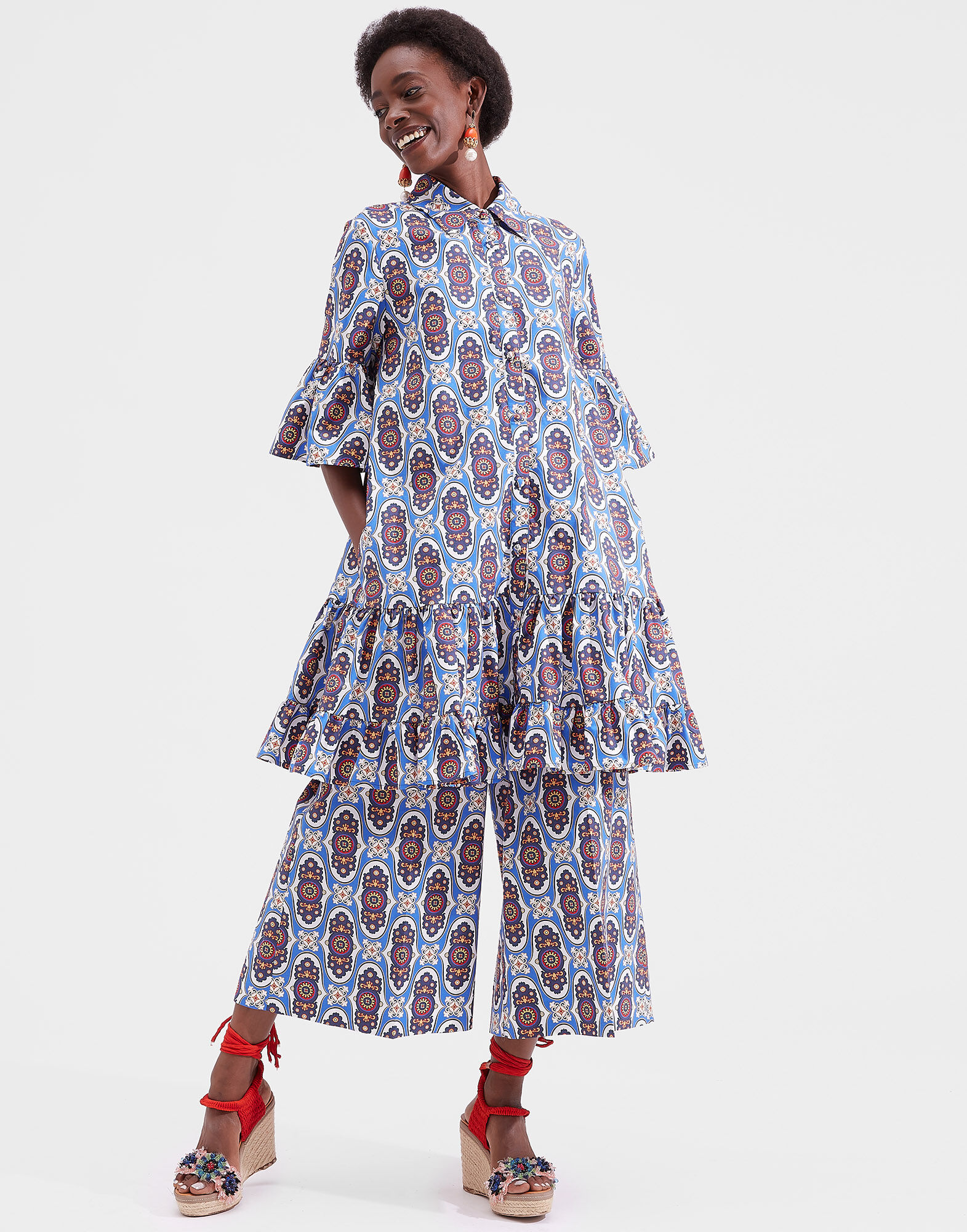 LaDoubleJ Choux Dress Amalfi DRE0193COT001AMA0001