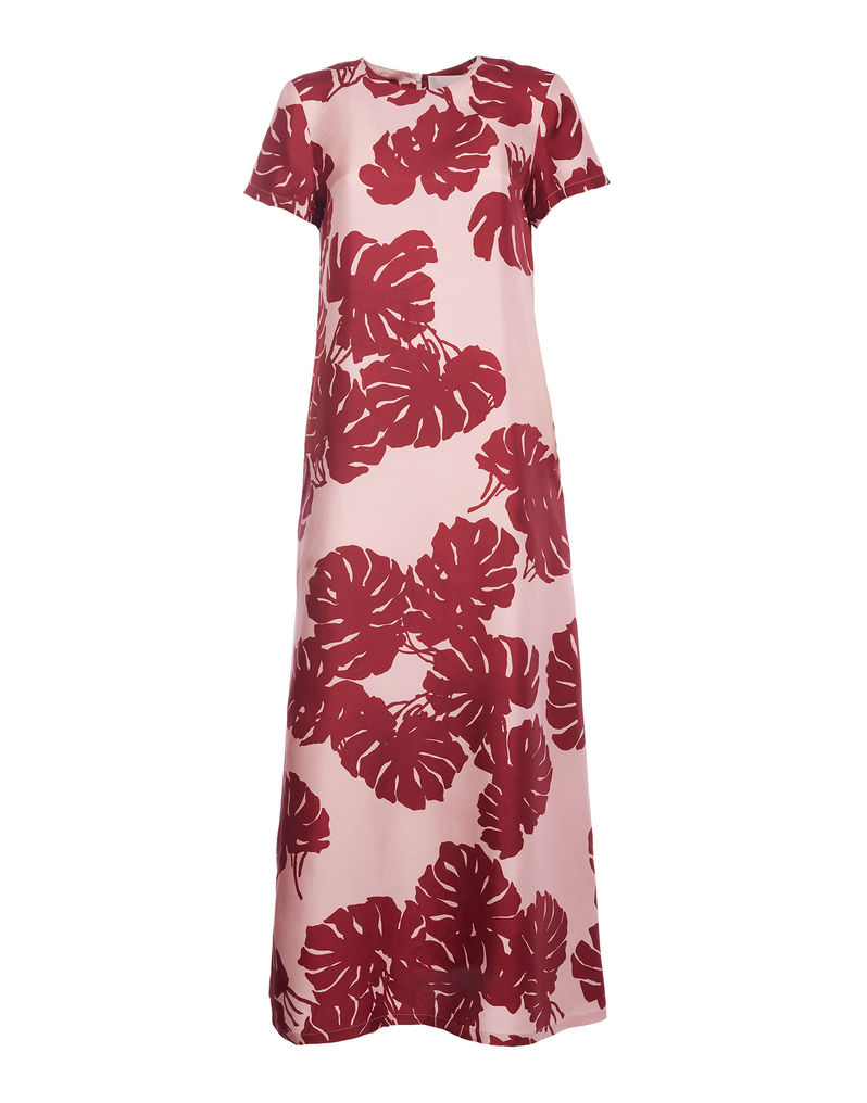 La DoubleJ Swing Dress La DoubleJ Swing Dress Monstera Rosa DRE0001SIL001MON0002
