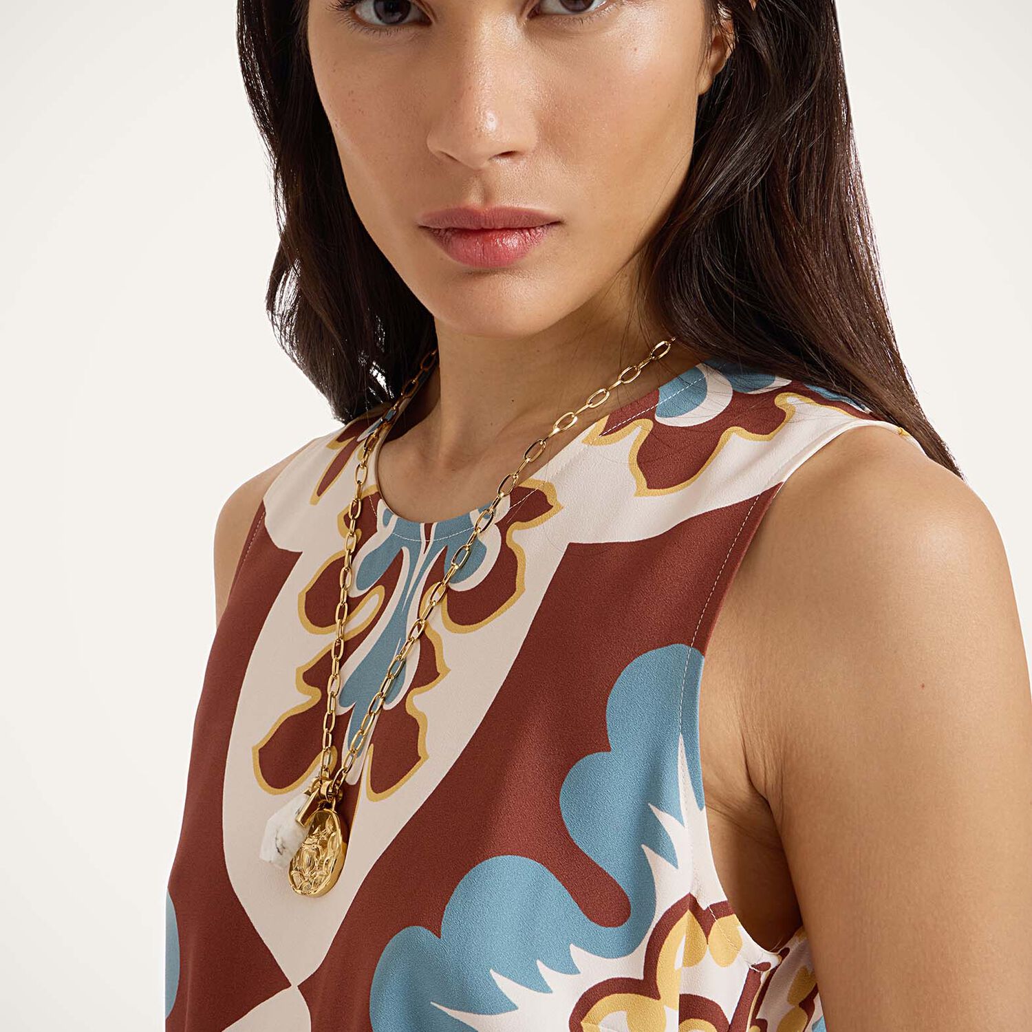 La Doublej Scarab Charmed Necklace