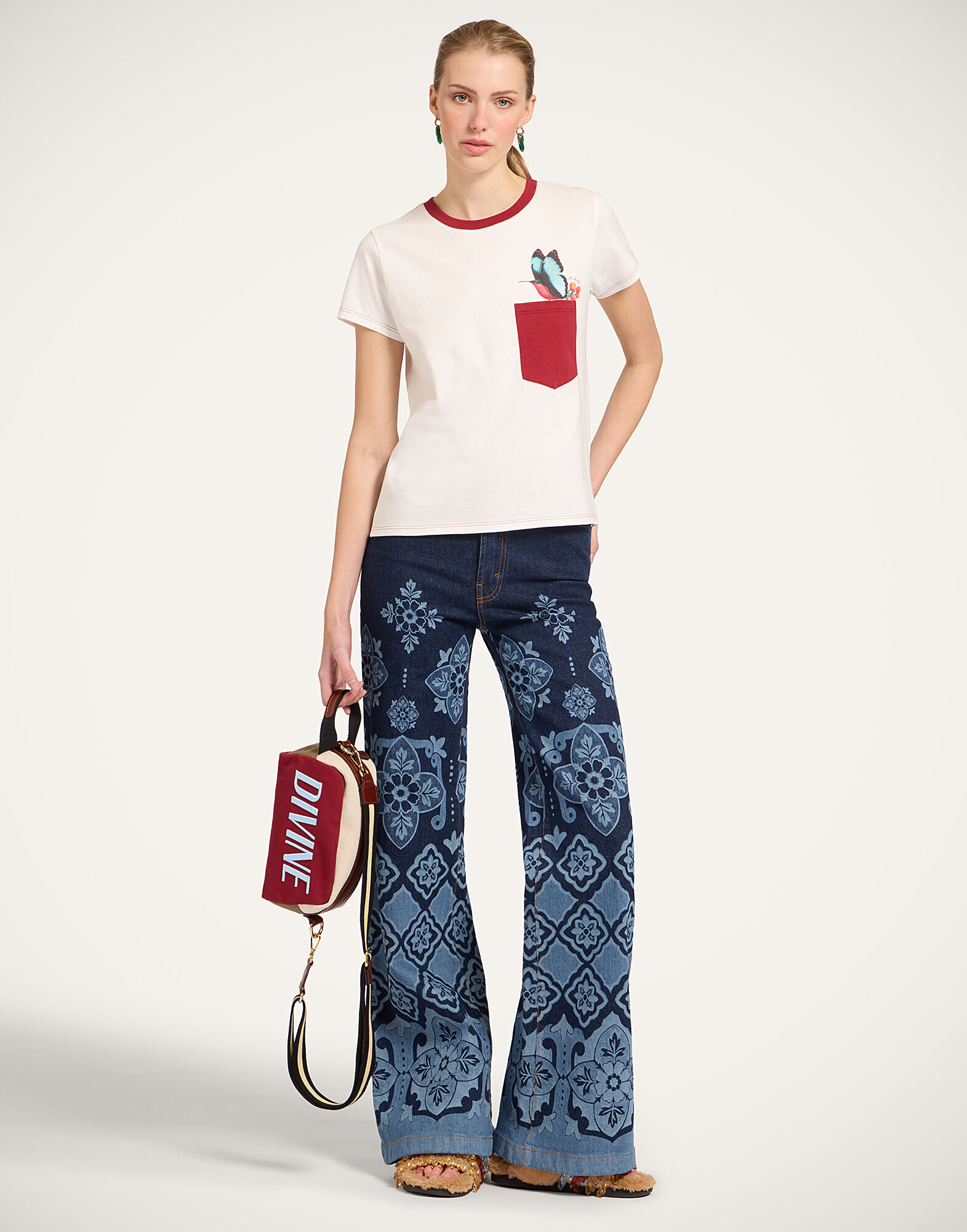 La DoubleJ High Vibe Tee Butterbird White TSH0070JER079BTB01WH01