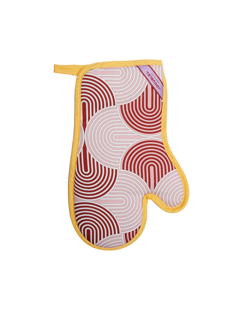 La DoubleJ Oven Glove & Pot Holder La DoubleJ Oven Glove & Pot Holder Slinky Rosso PRE0001COT018SLI0004